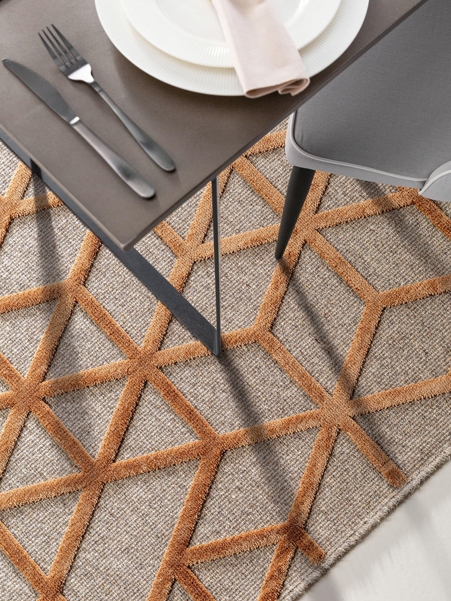 Tapis Nord Cuivre