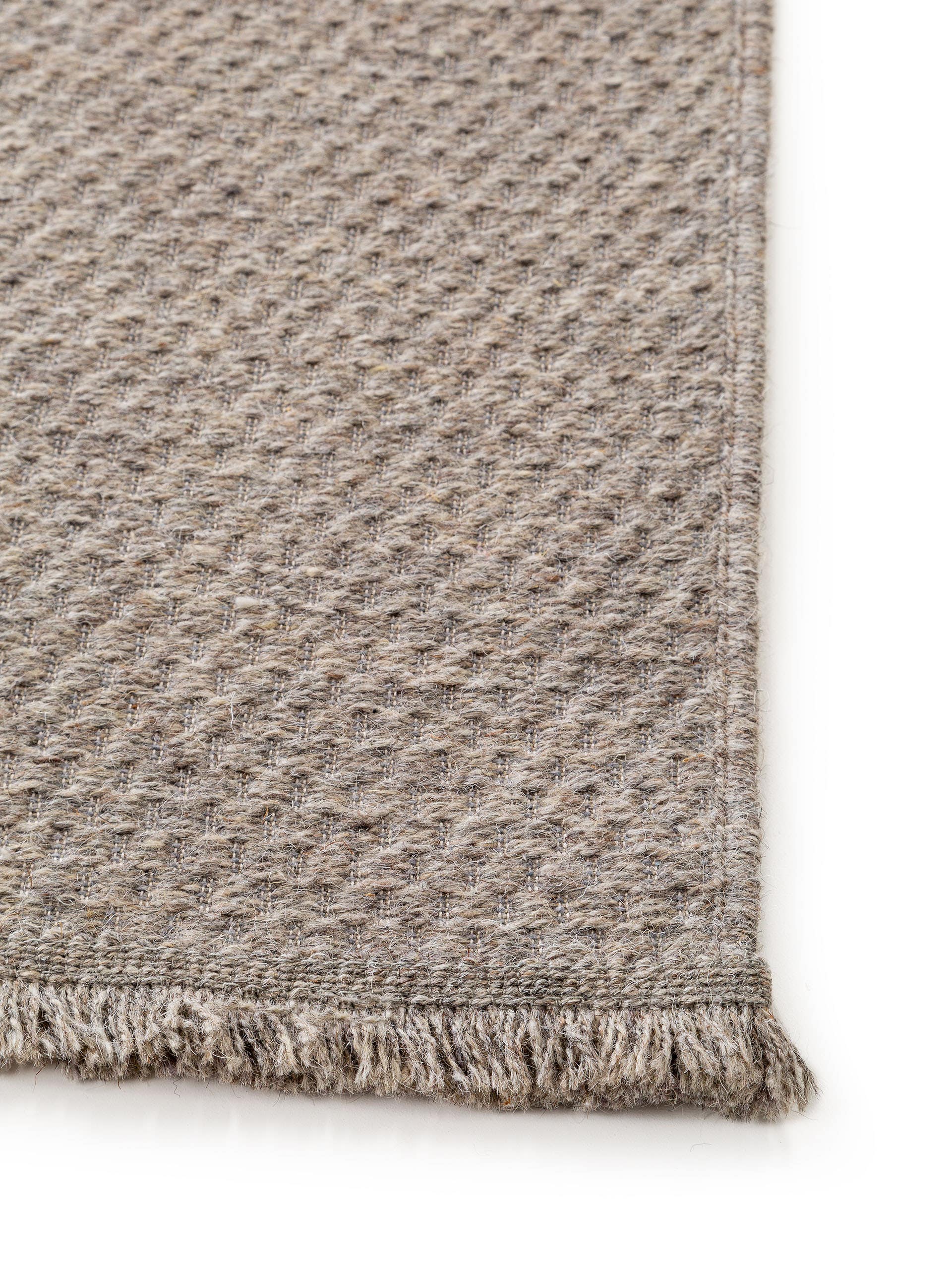 Tapis en laine Celia gris clair