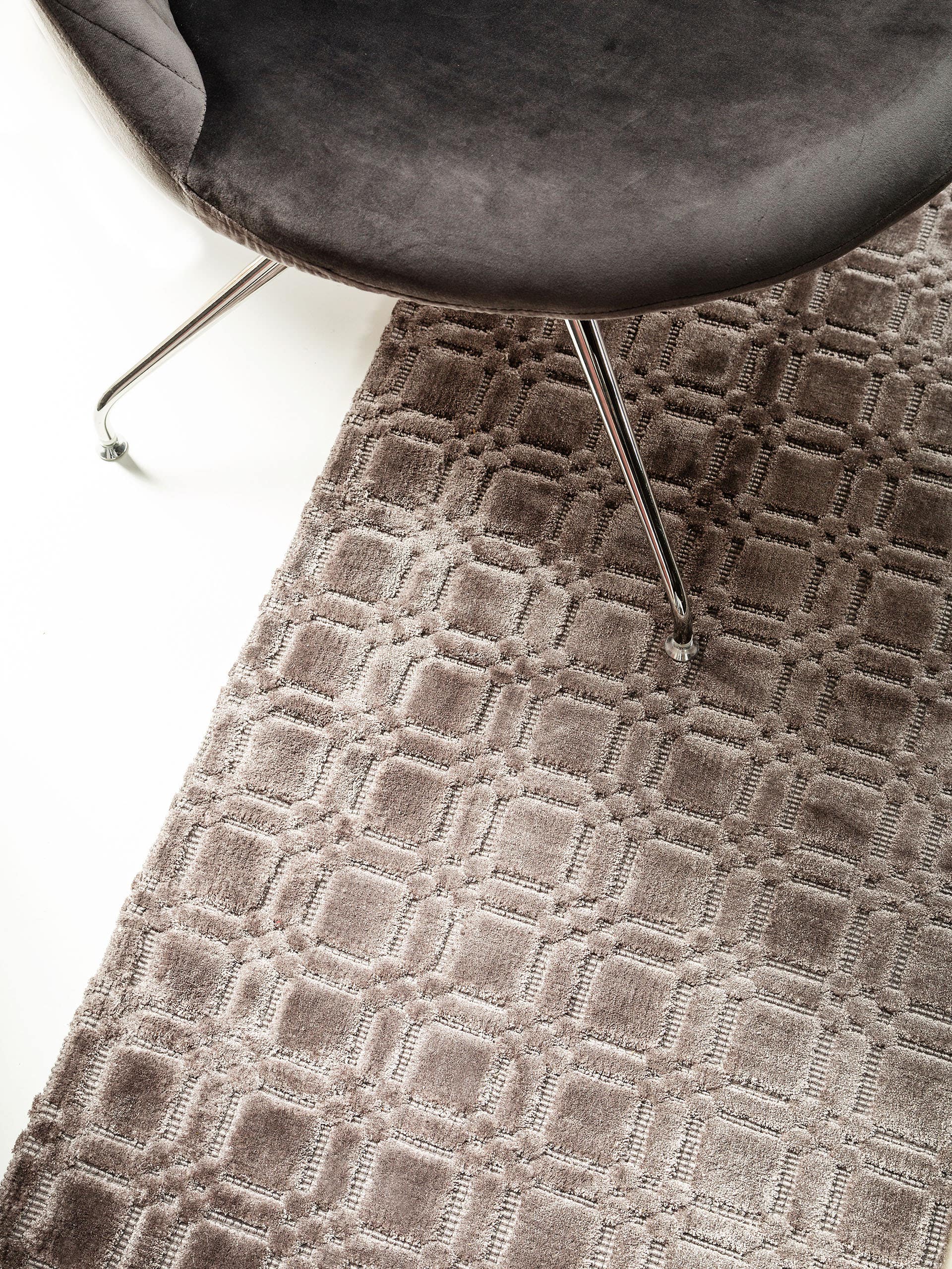 Tapis en viscose Nelson Crème