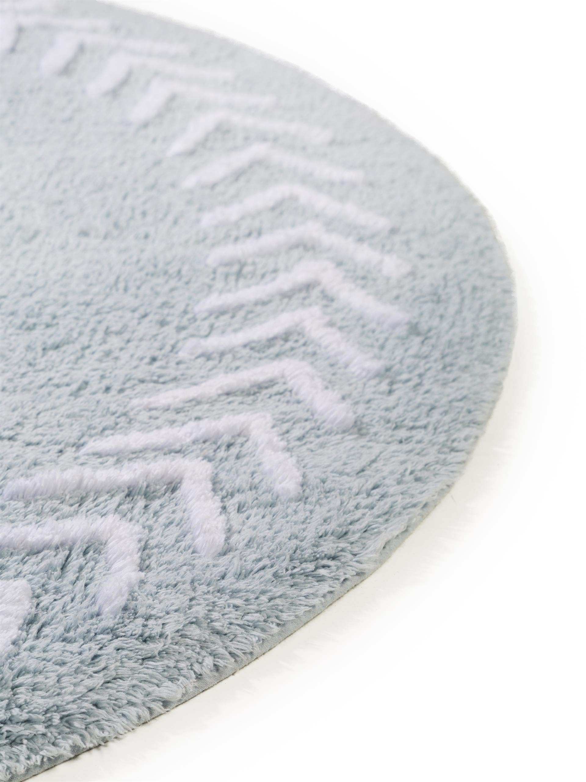 Tapis enfant lavable Inka bleu clair