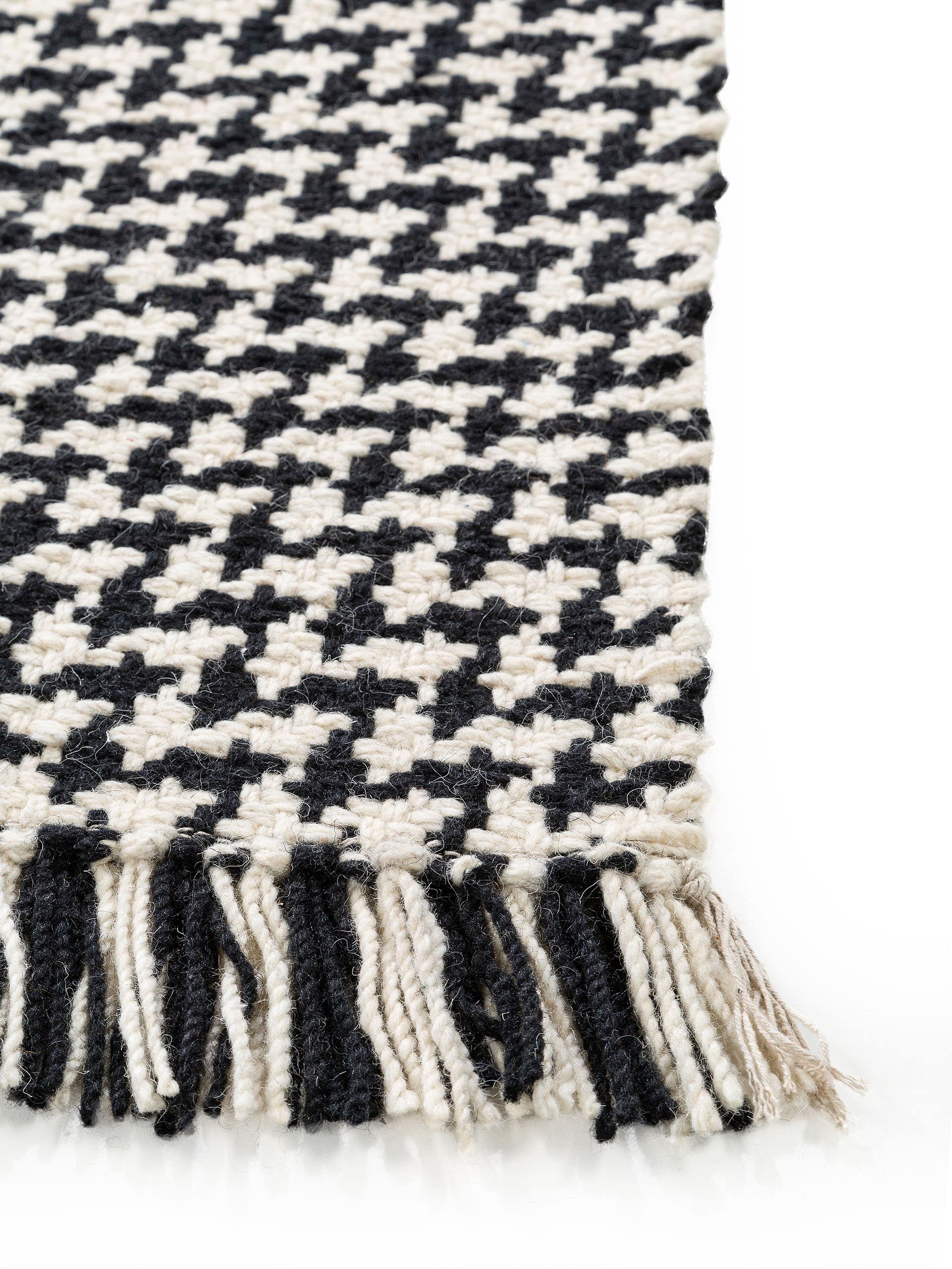 Tapis de passage en laine Pepita