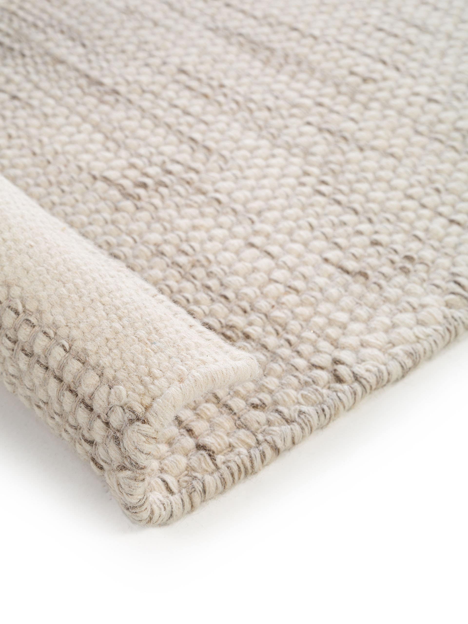Tapis de passage en laine Rocco / Noir