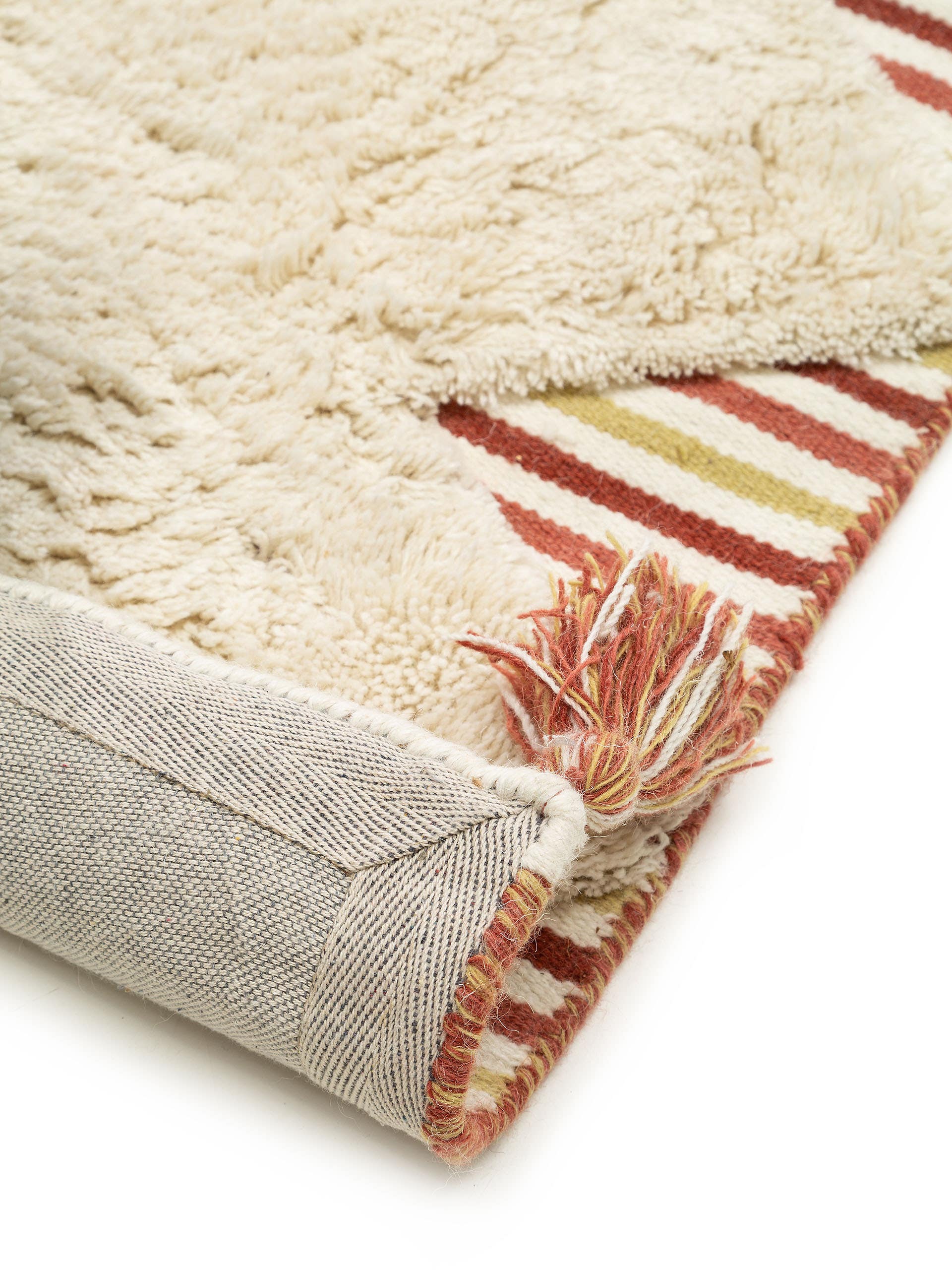 Tapis en laine Floki Ivoire