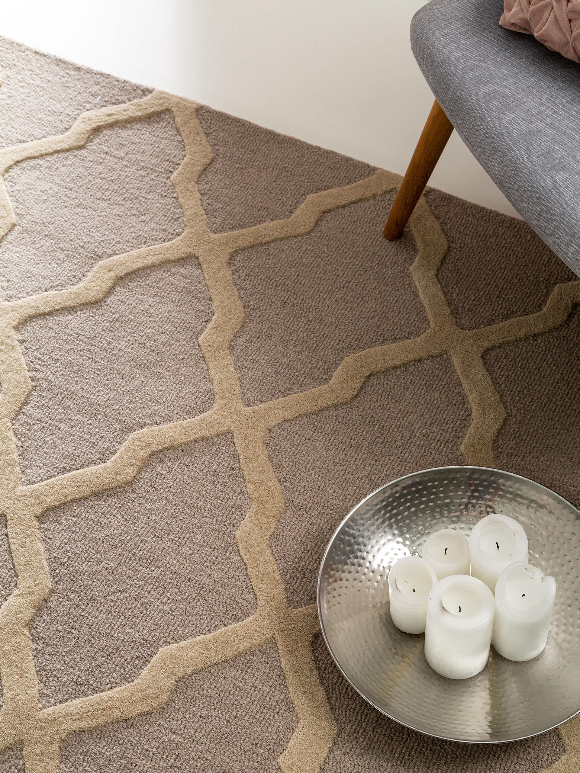 Wollteppich Windsor /Beige