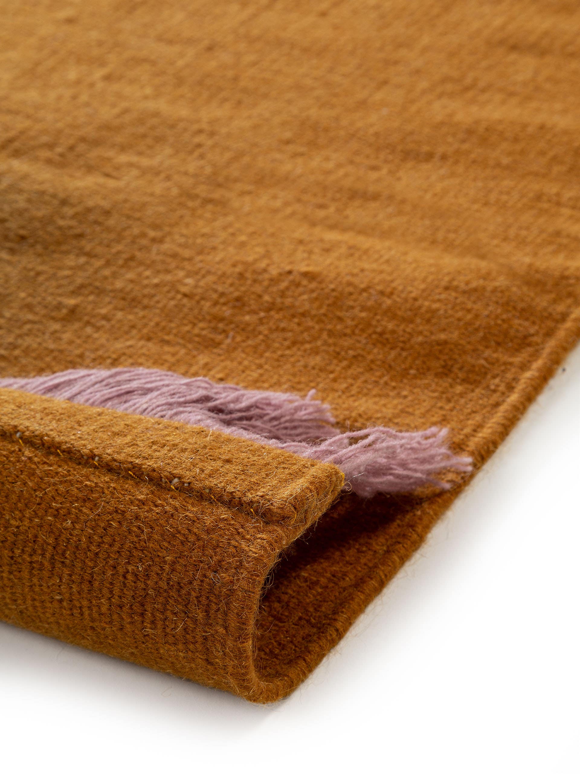 Tapis en laine Blok /Rouge foncé