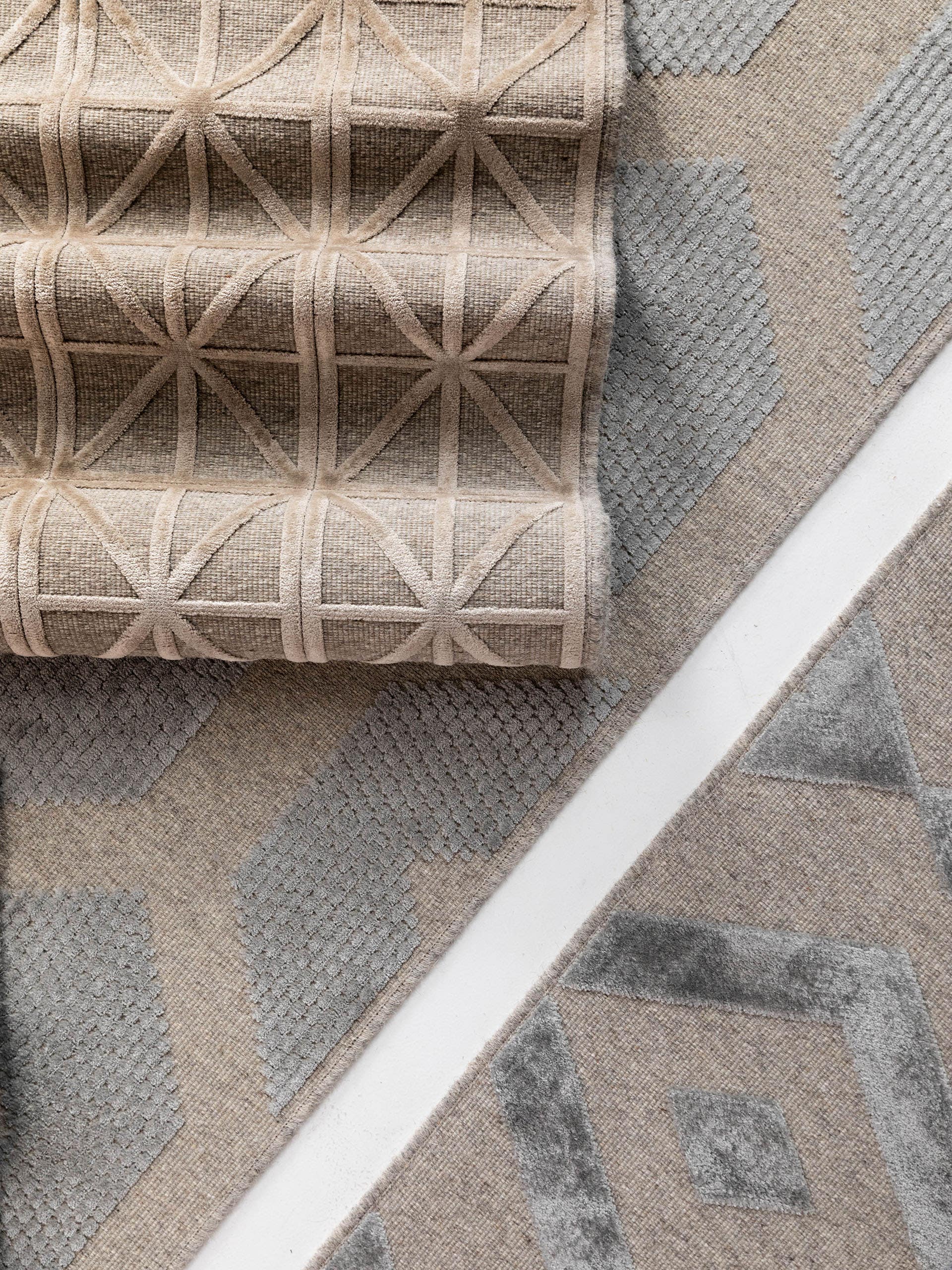 Tapis viscose Nord /Beige