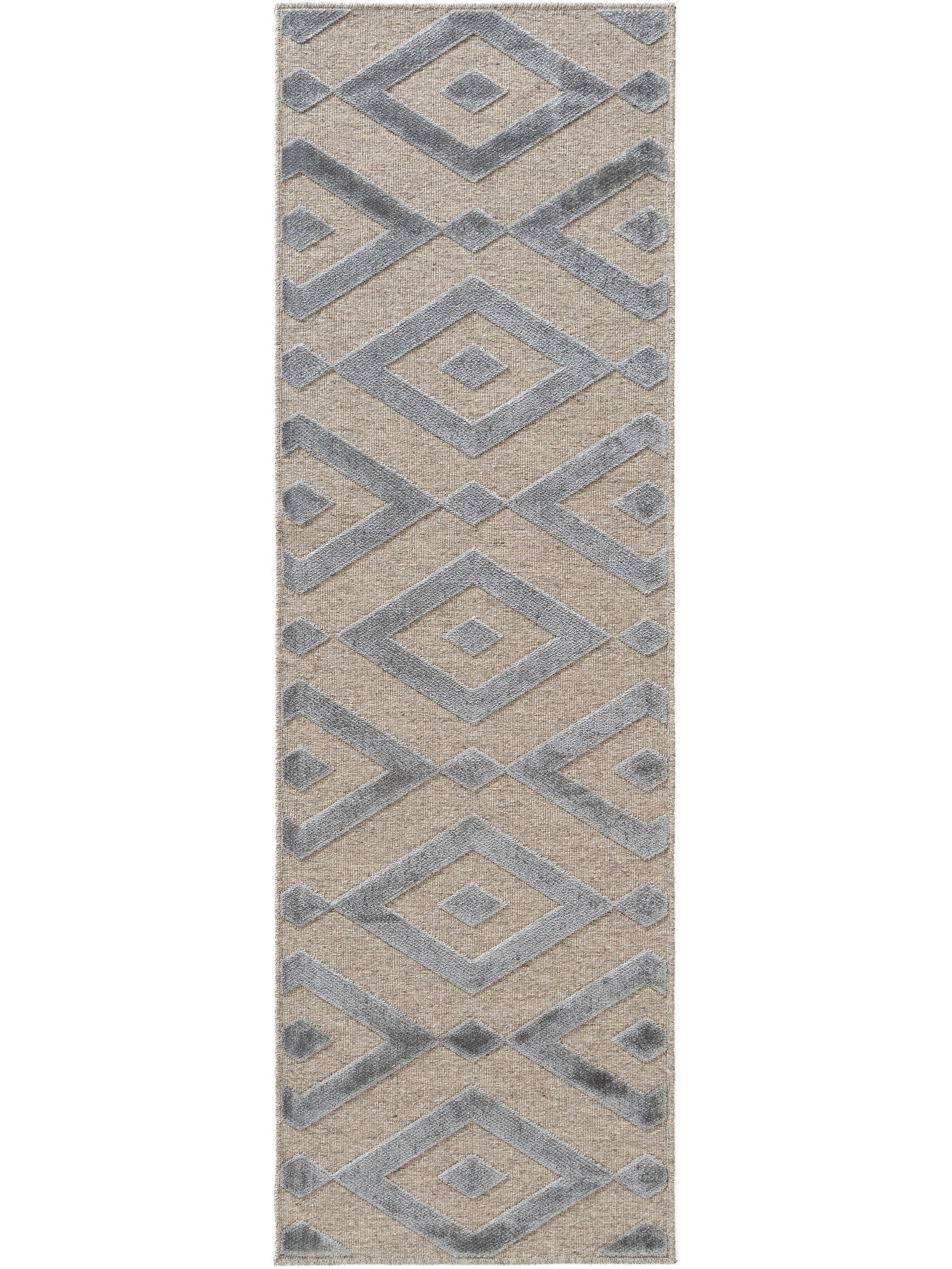 Tapis viscose Nord /Gris