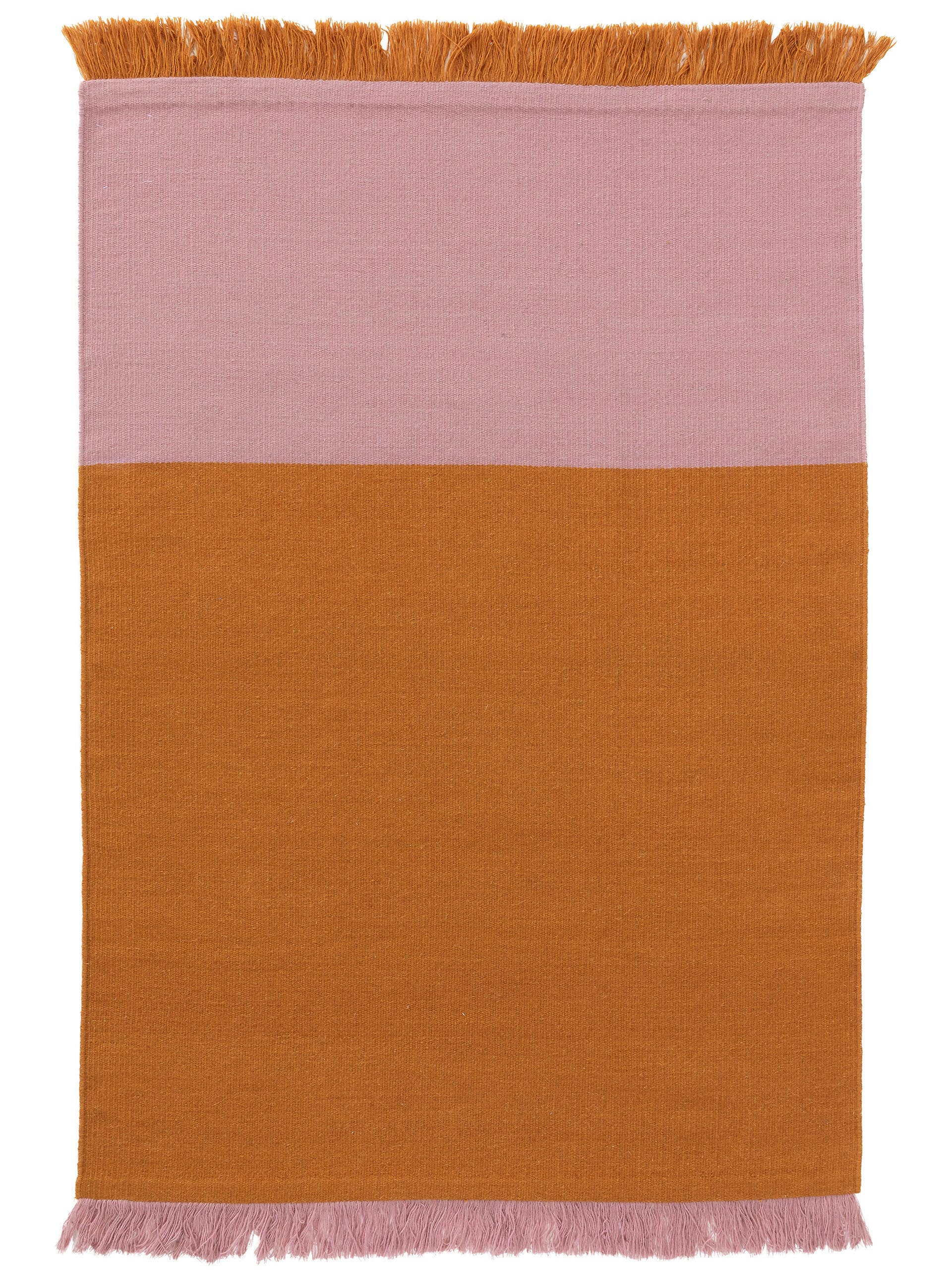 Tapis en laine Blok /Rouge foncé