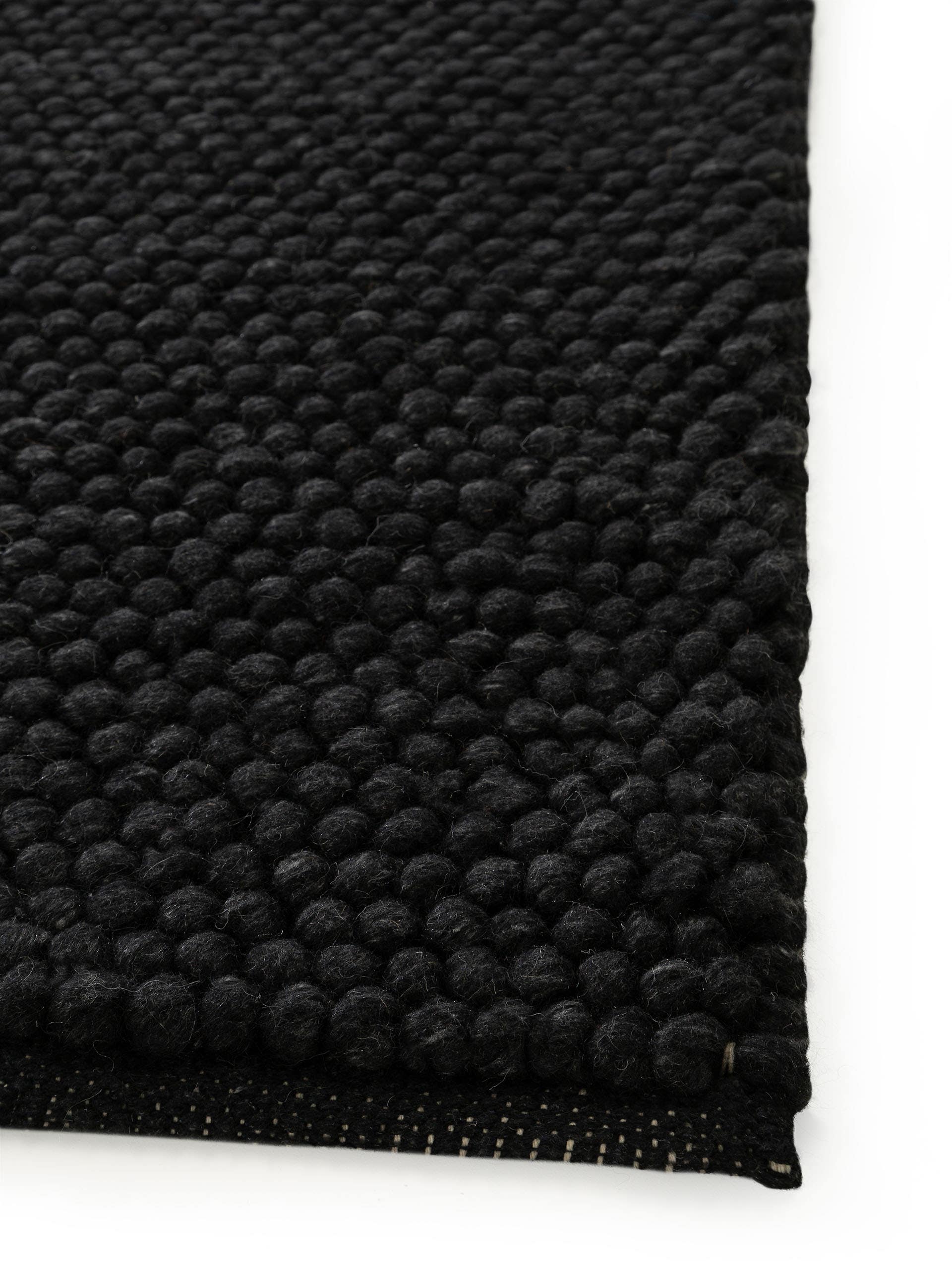 Wollteppich Beads Anthrazit