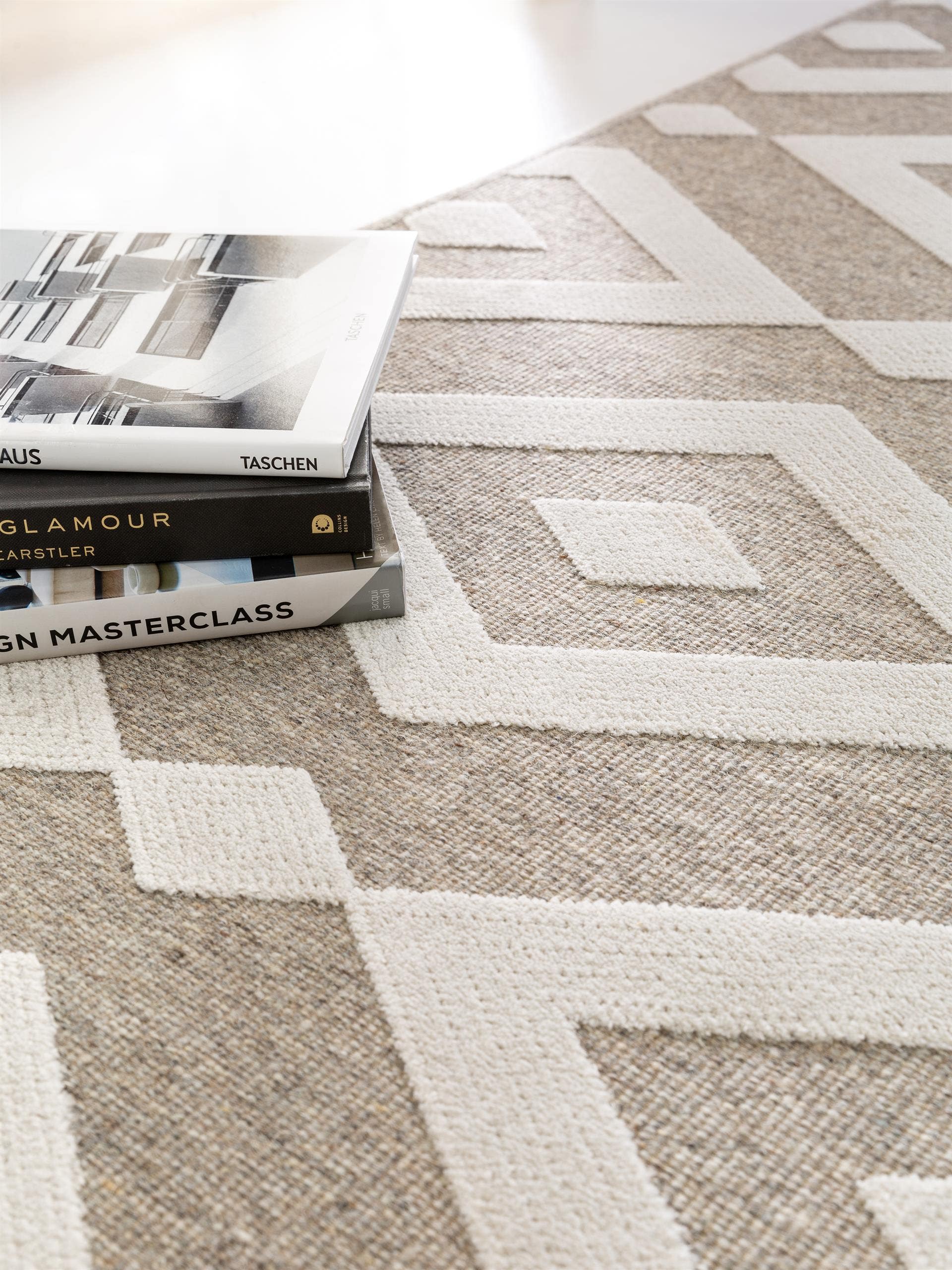 Tapis viscose Nord /Gris