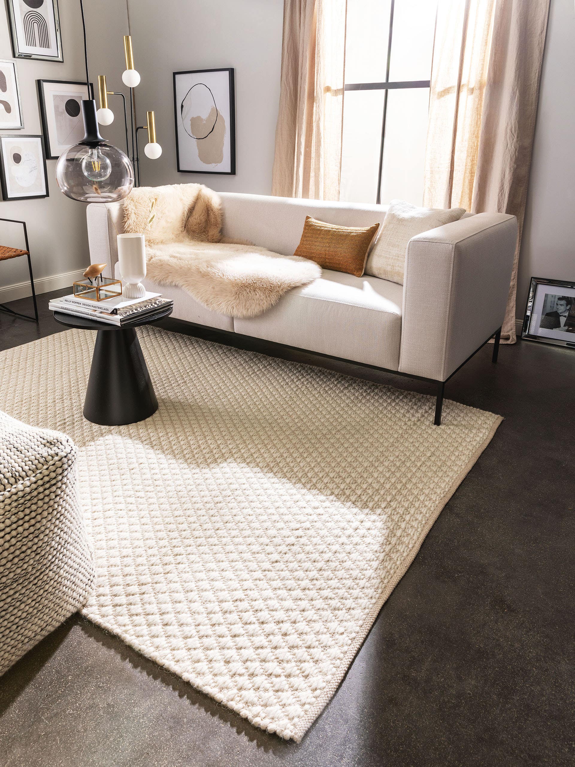 Wollteppich Ted Ivory