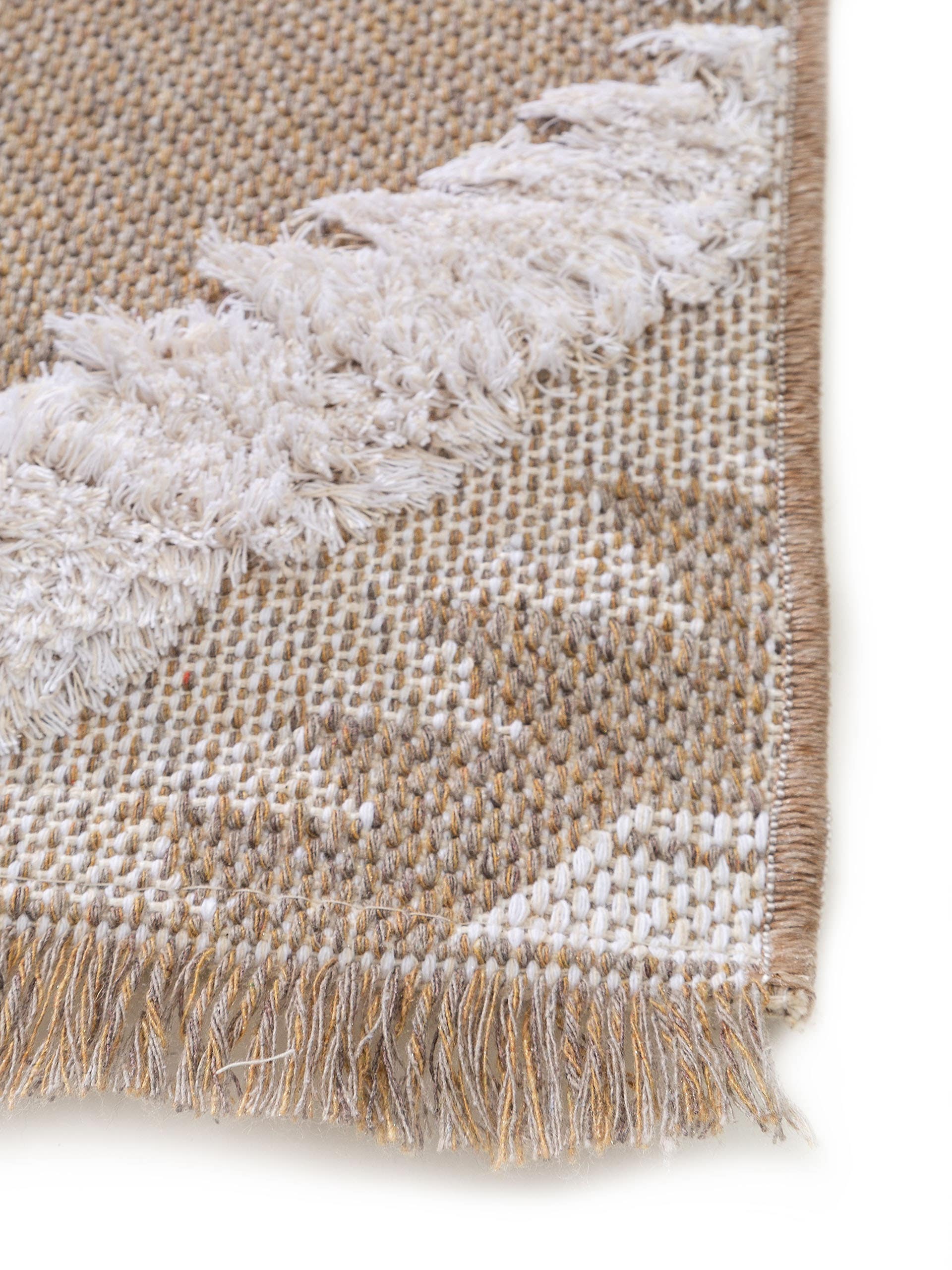 Waschbarer Baumwollteppich Oslo Cream/Rosa