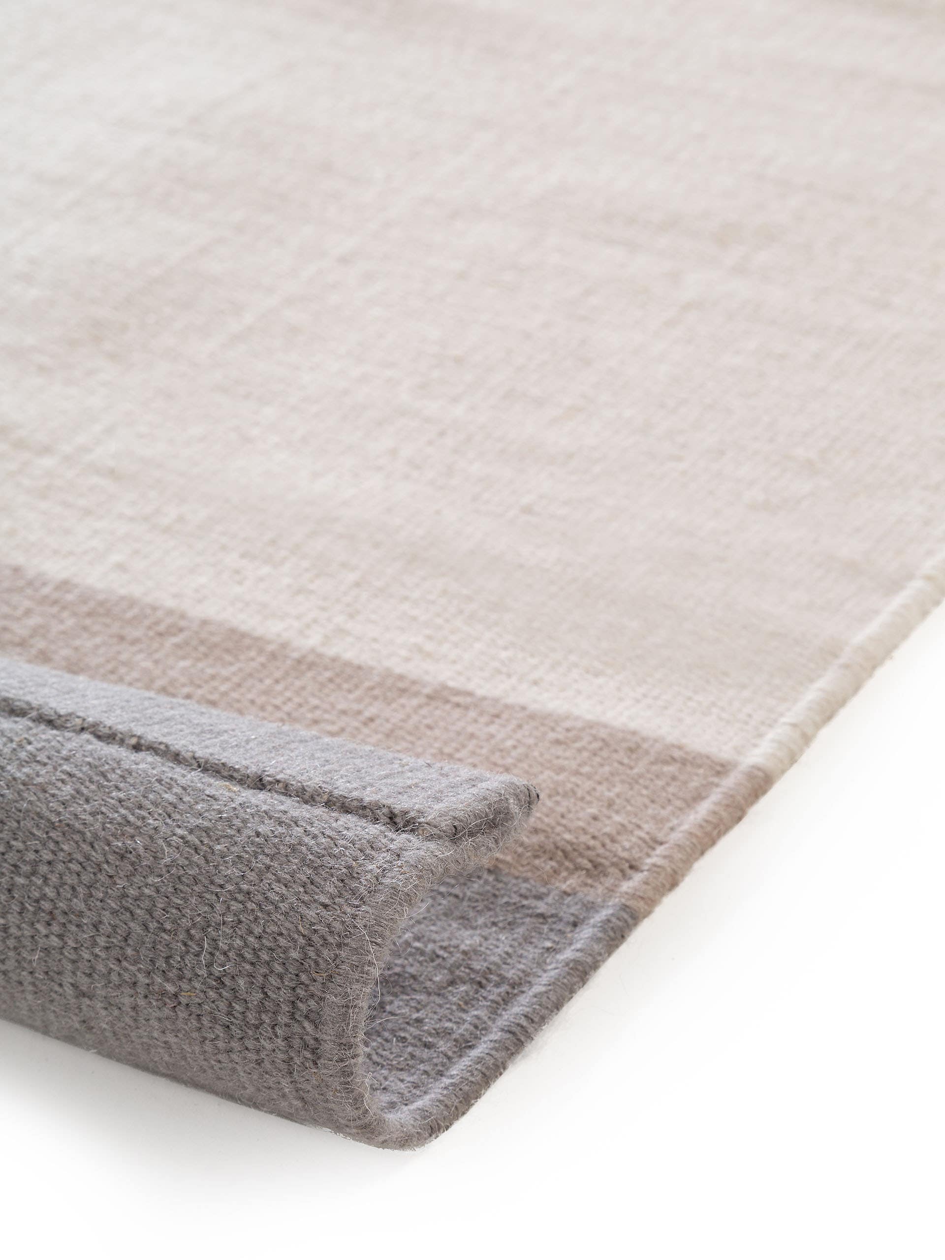 Wollteppich New Stripes Hellgrau/Mint