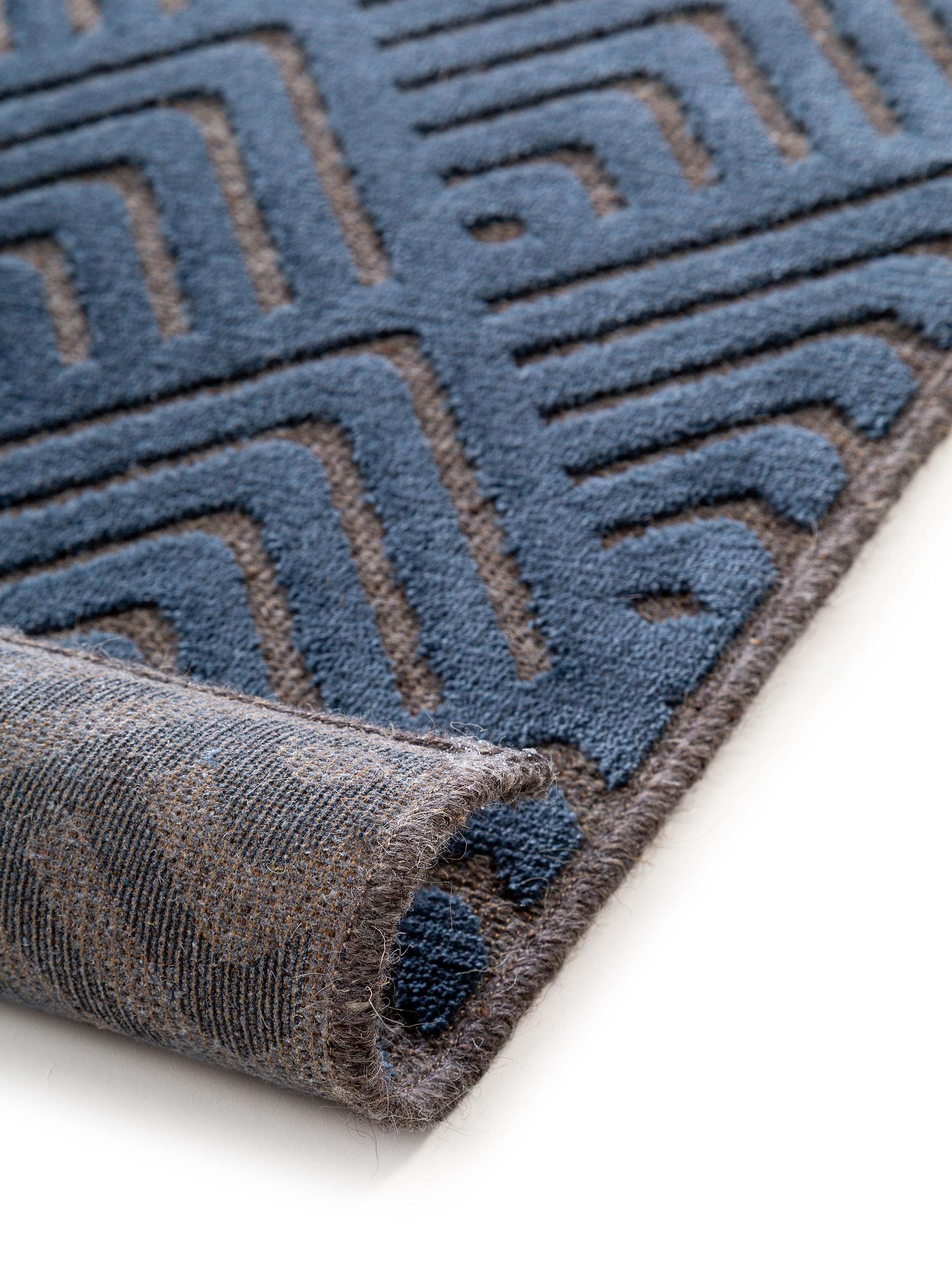 Tapis North bleu foncé