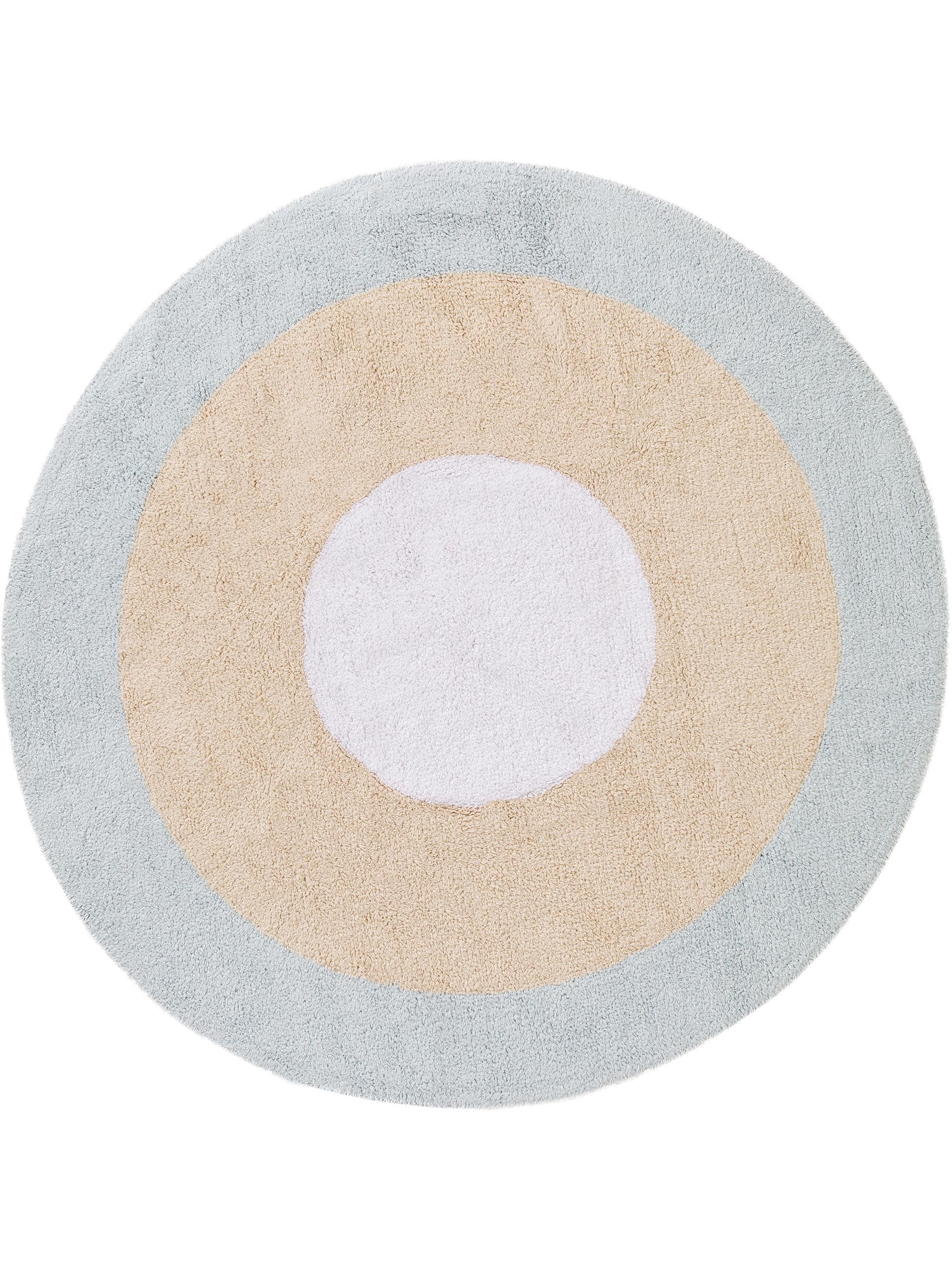 Tapis enfant lavable Inka bleu clair