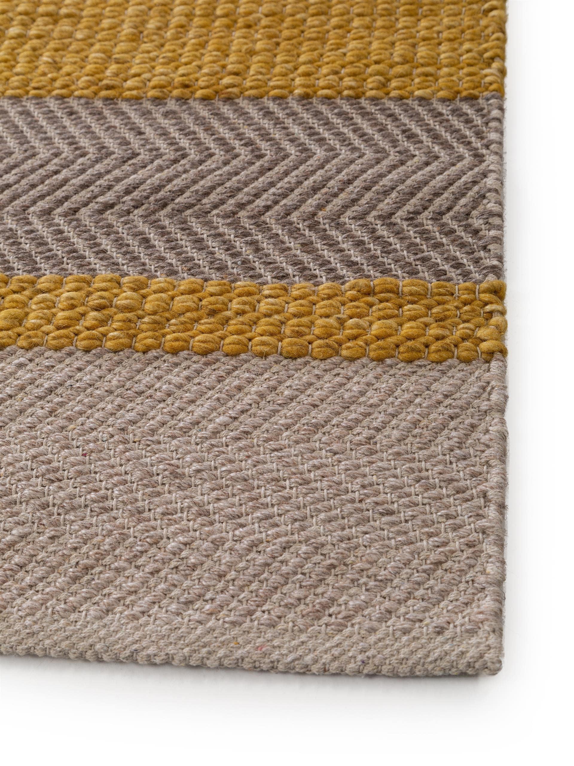 Tapis de passage en laine Phrena bleu clair