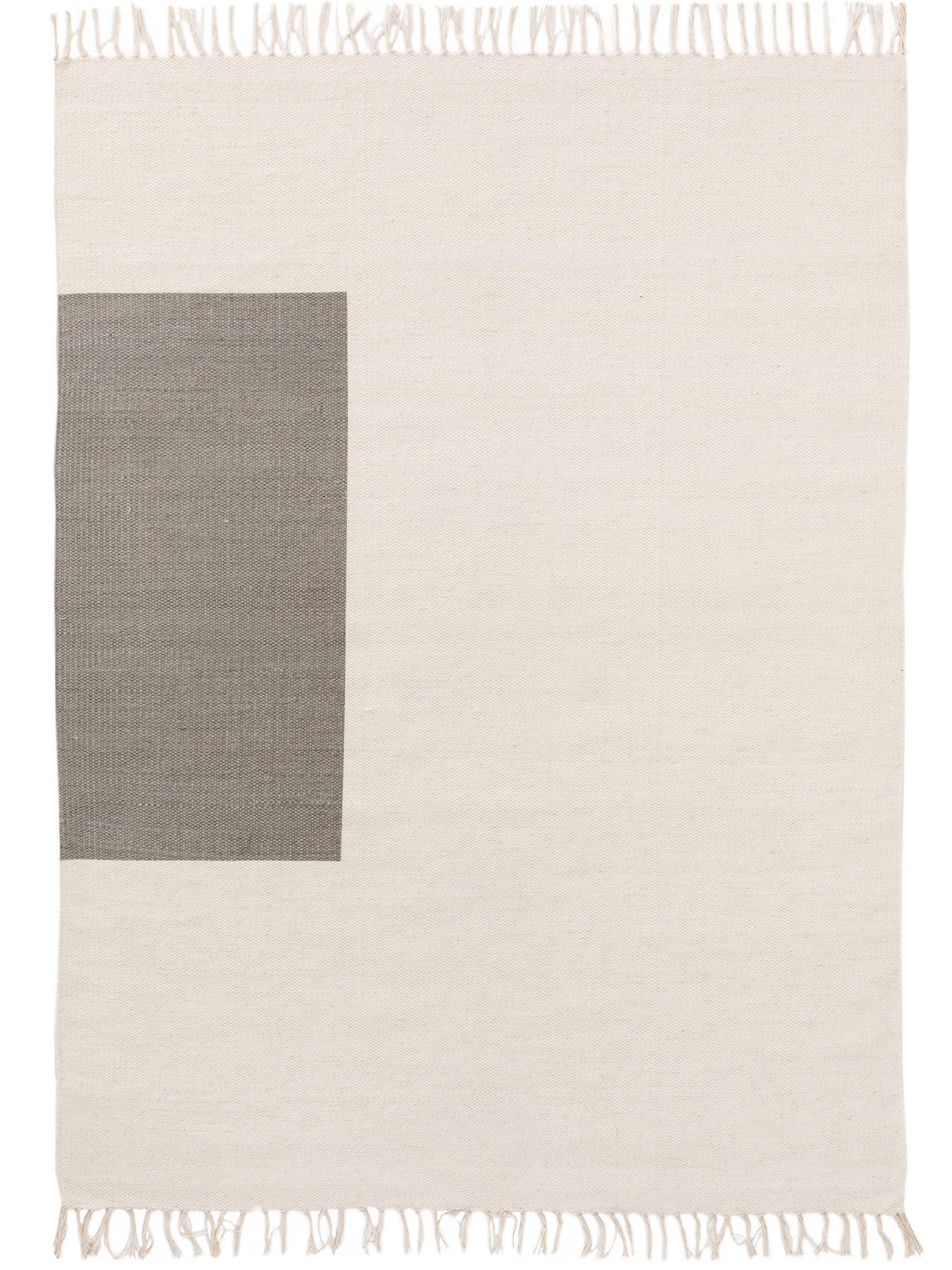 Tapis en laine Neo Crème/Menthe