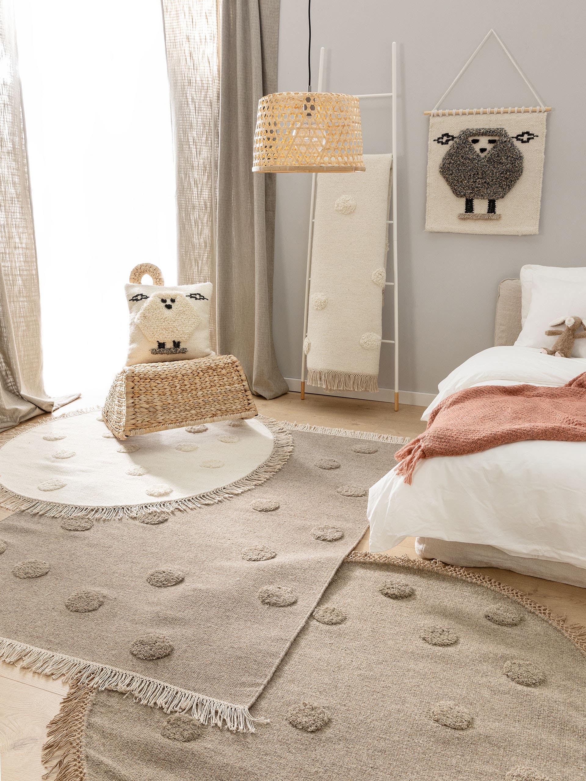 Tapis enfant Carlson Taupe