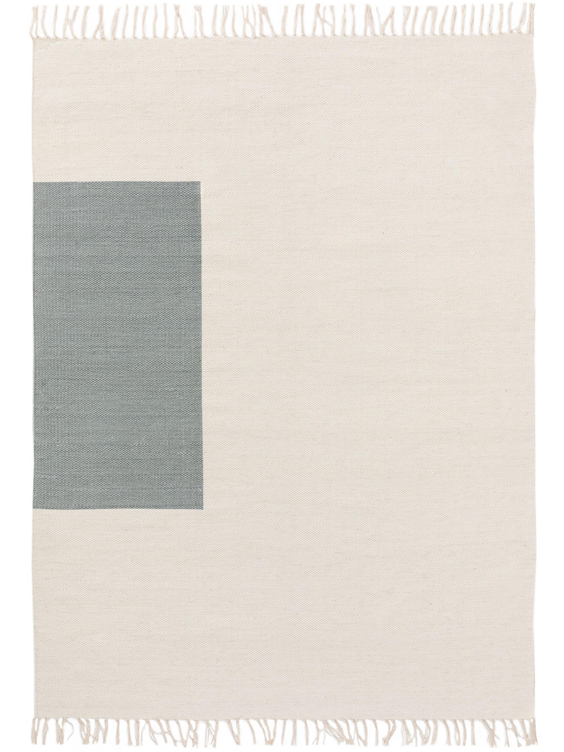 Tapis en laine Neo Crème/Menthe