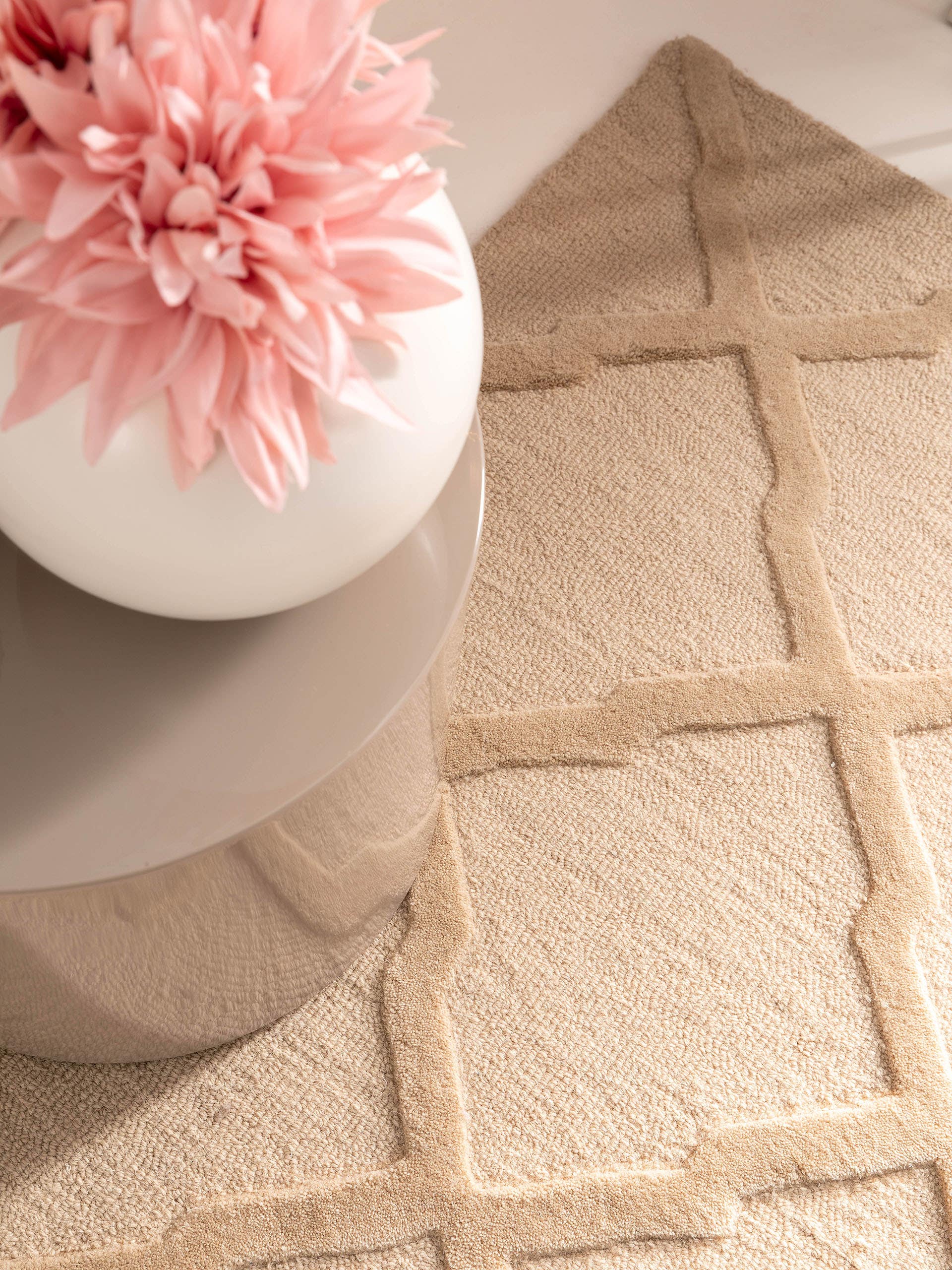 Tapis de passage en laine Windsor Cream
