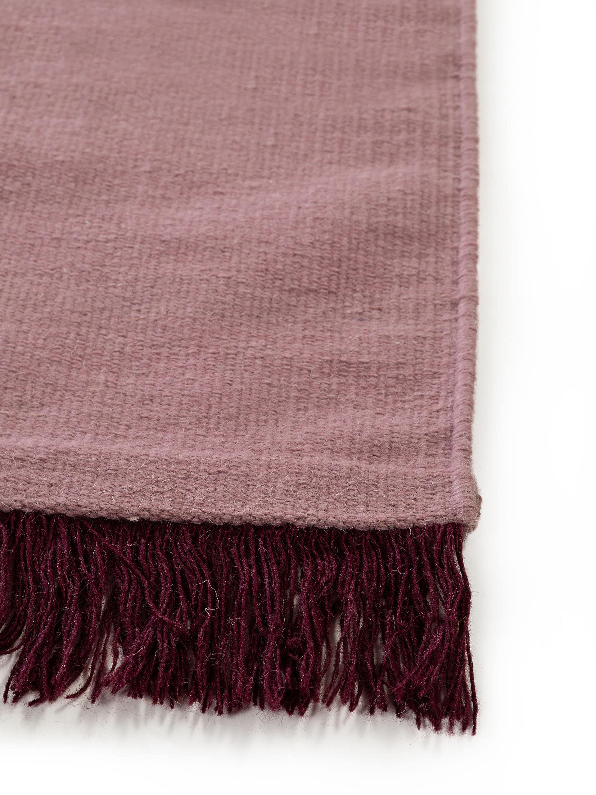 Tapis en laine Blok /Rouge foncé