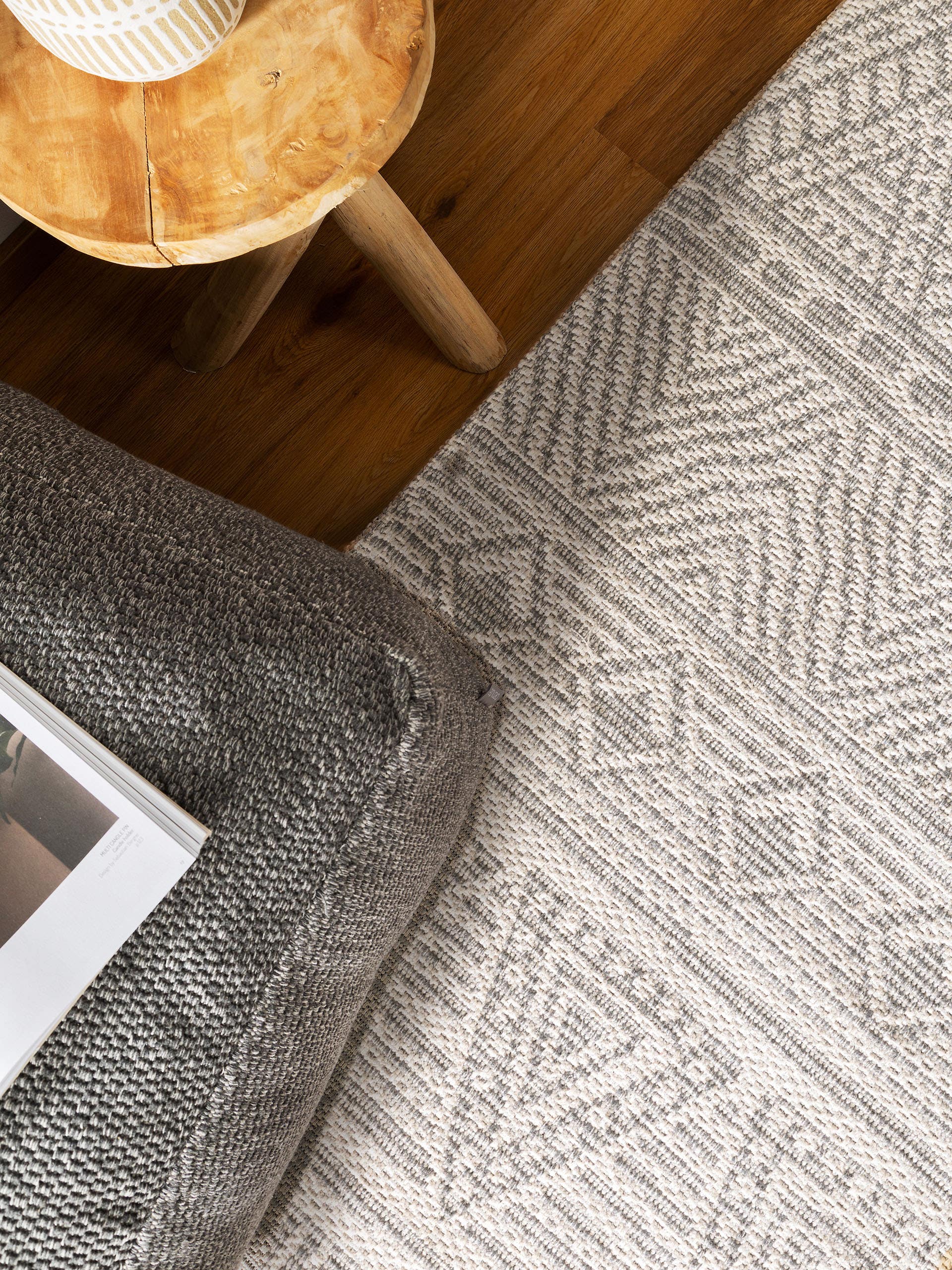 Tapis de couloir Cooper gris foncé