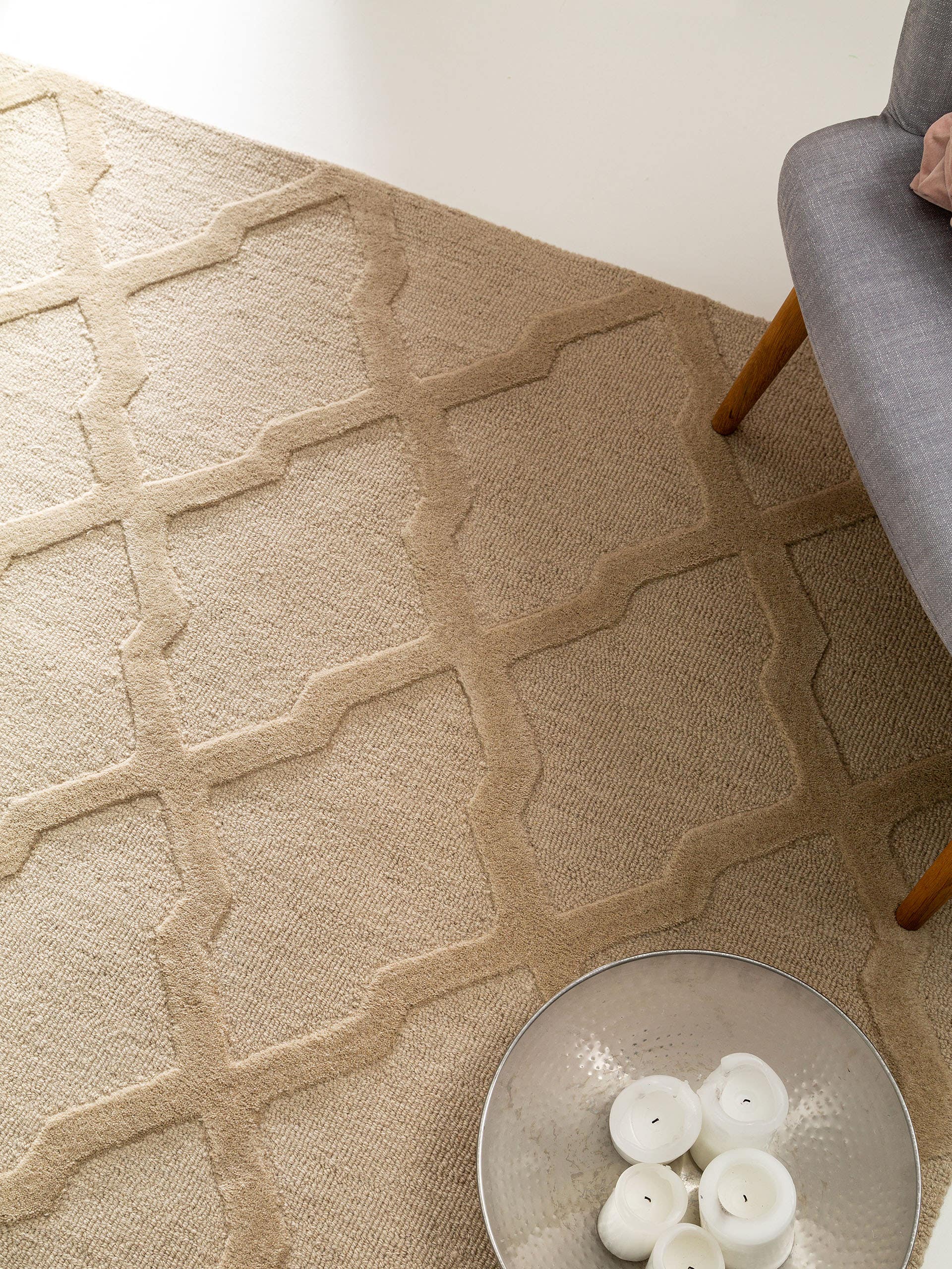 Wollteppich Windsor /Beige