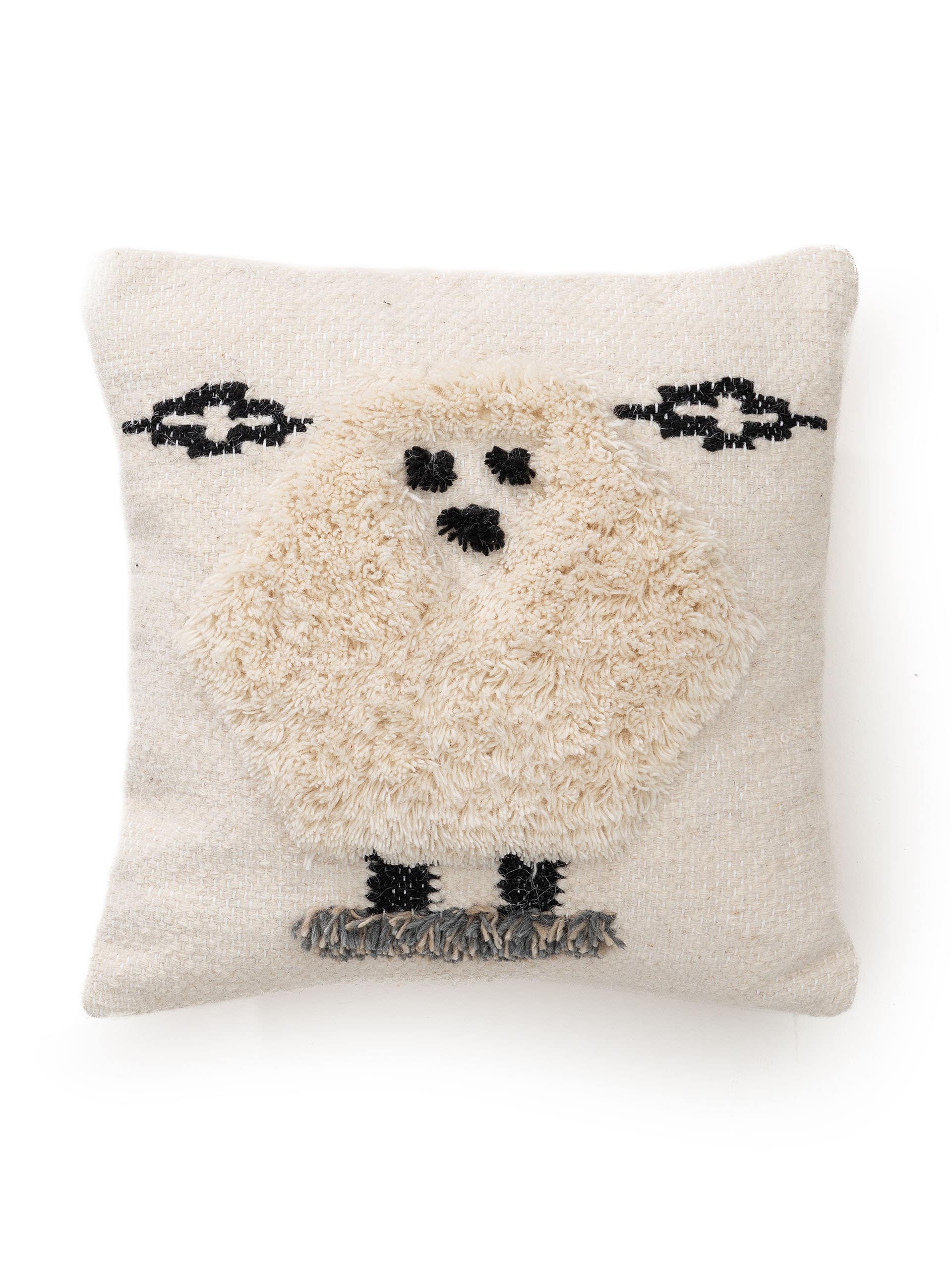 Housse de coussin Shawn ivoire