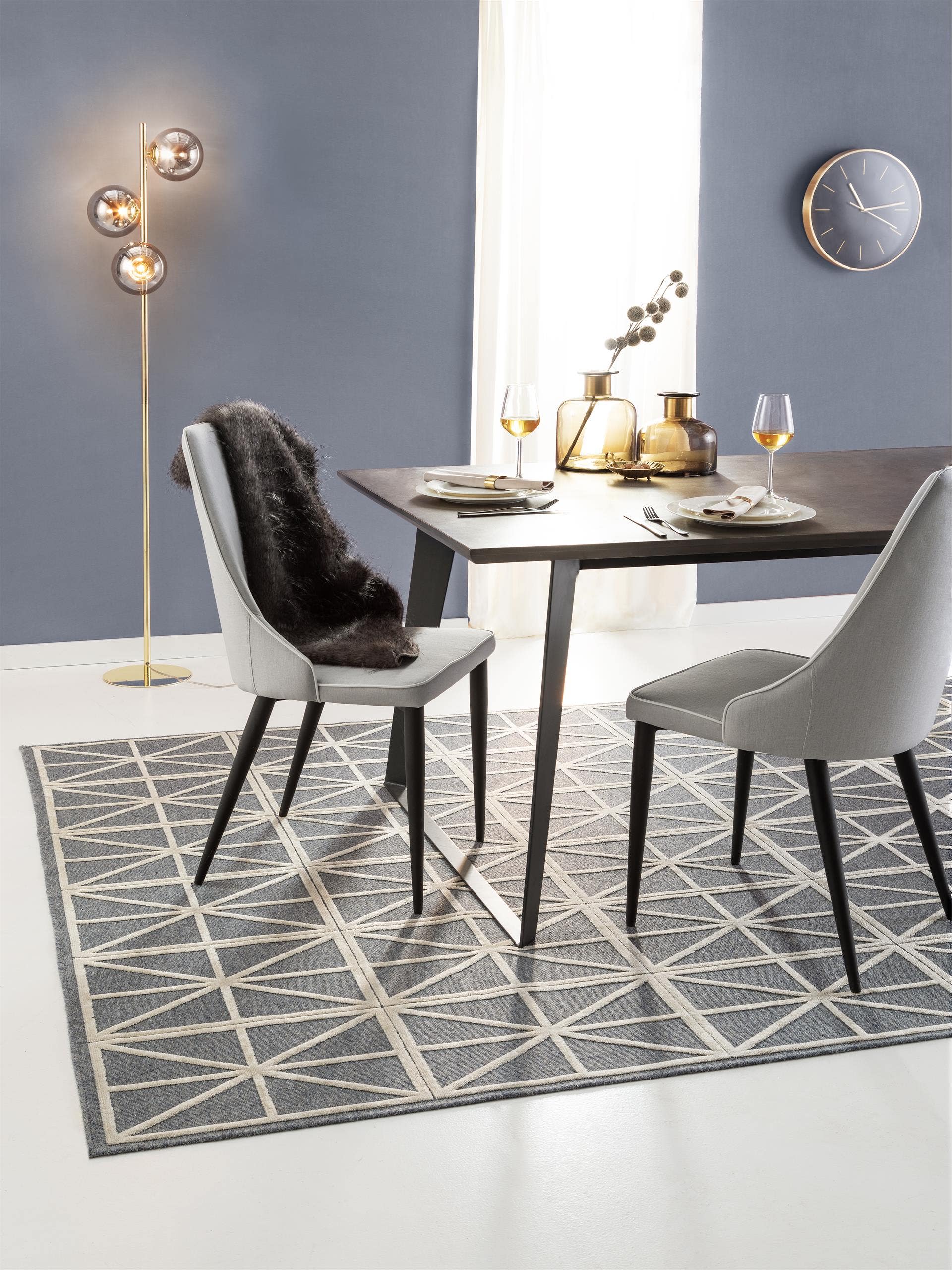 Teppich North /Blau