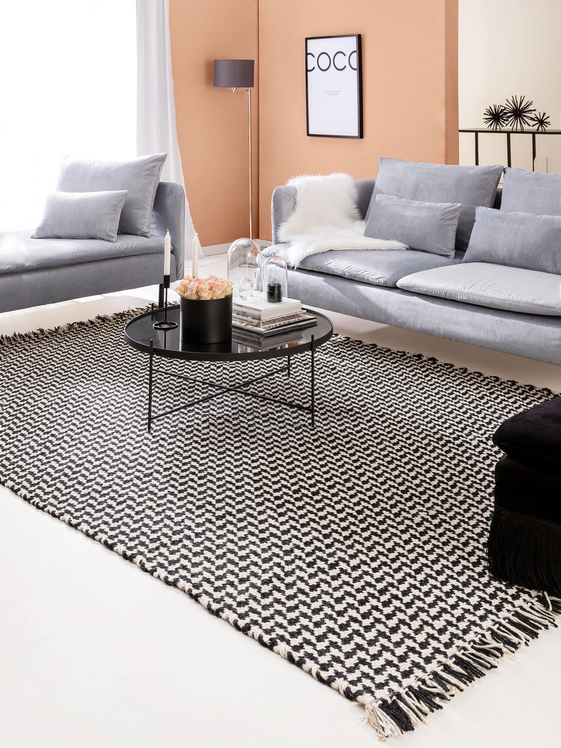 Tapis en laine Pepita