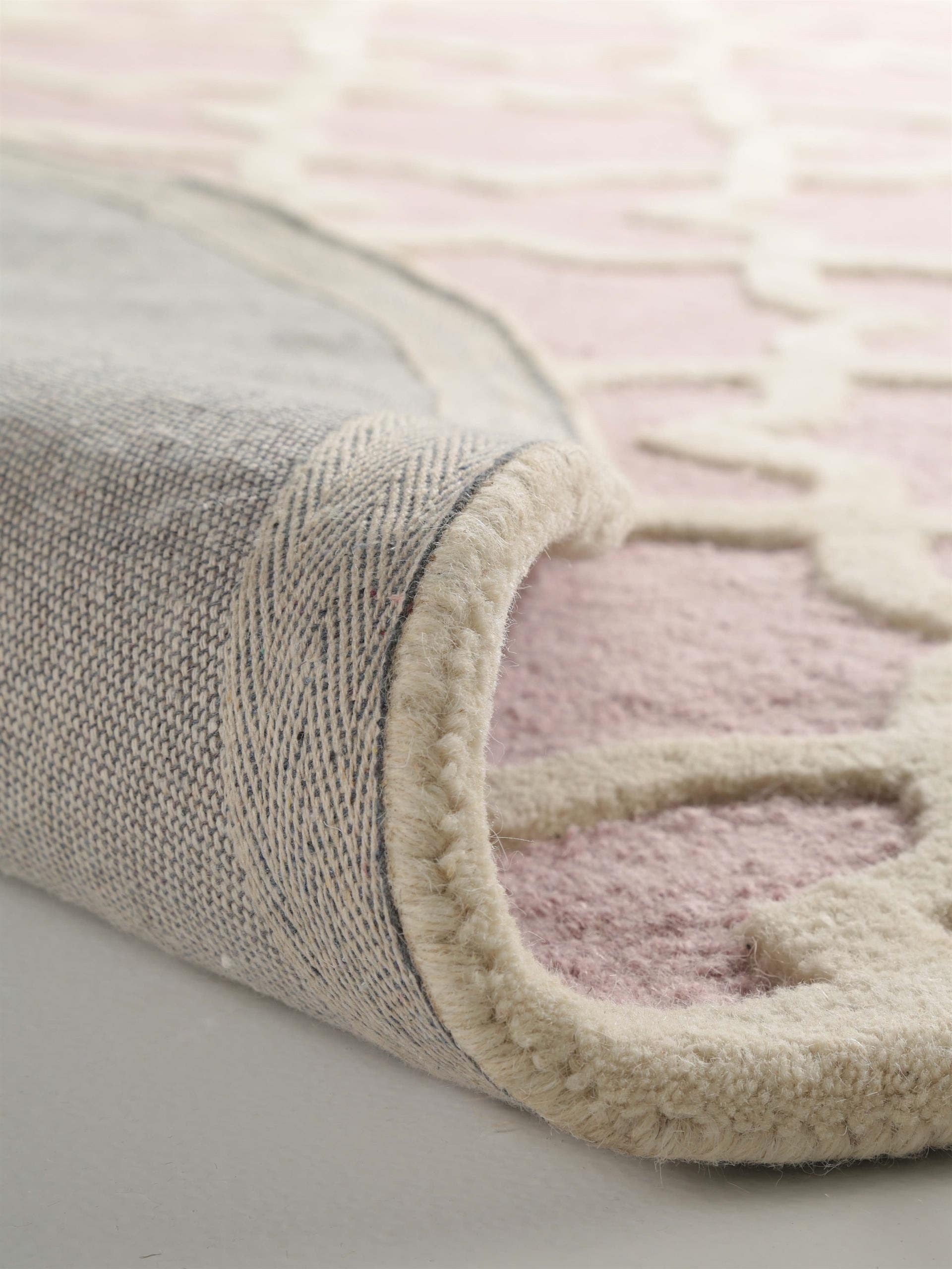 Tapis en laine rond Windsor Rose