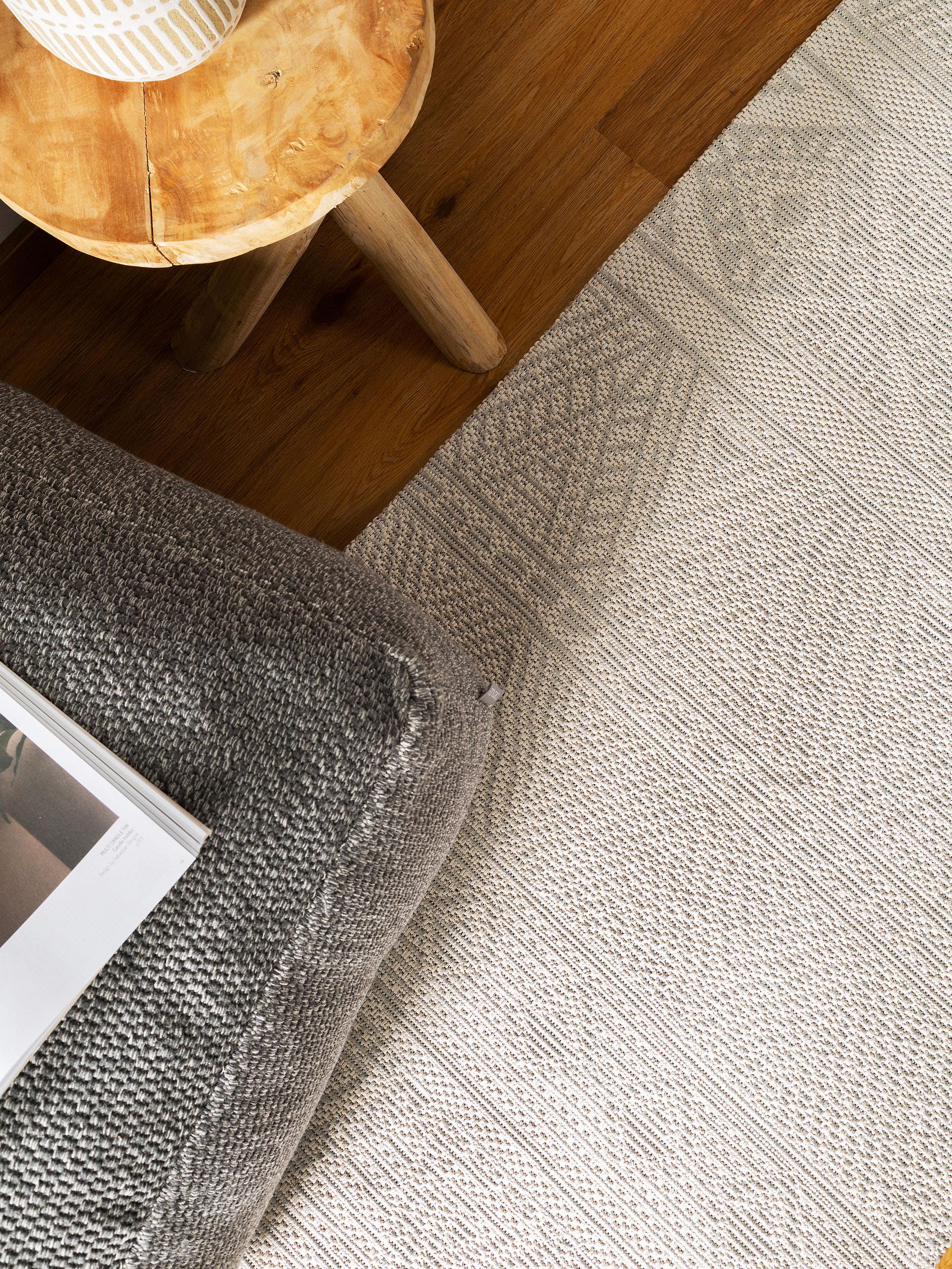 Tapis de couloir Cooper gris foncé