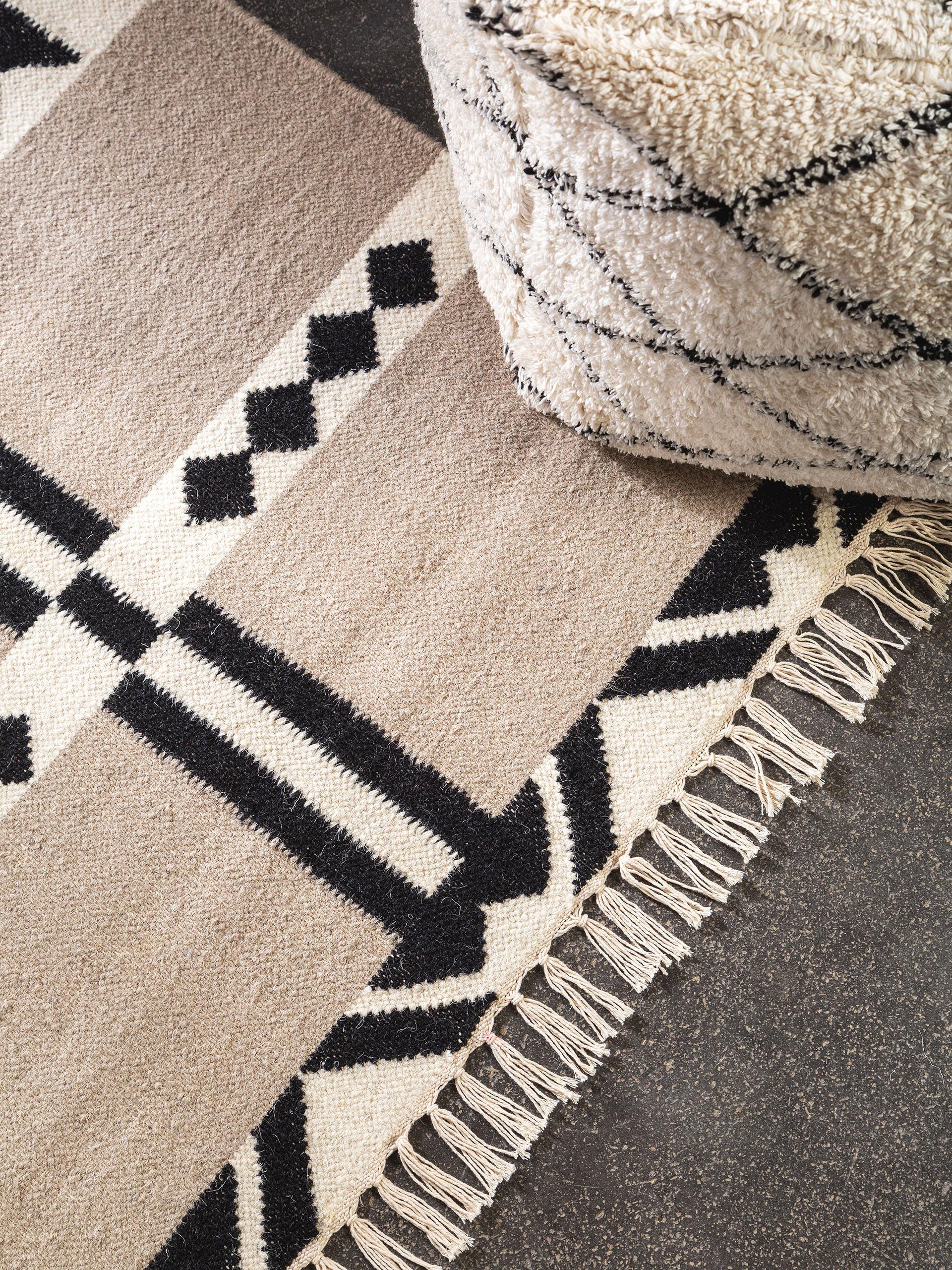 Tapis de passage en laine Billie
