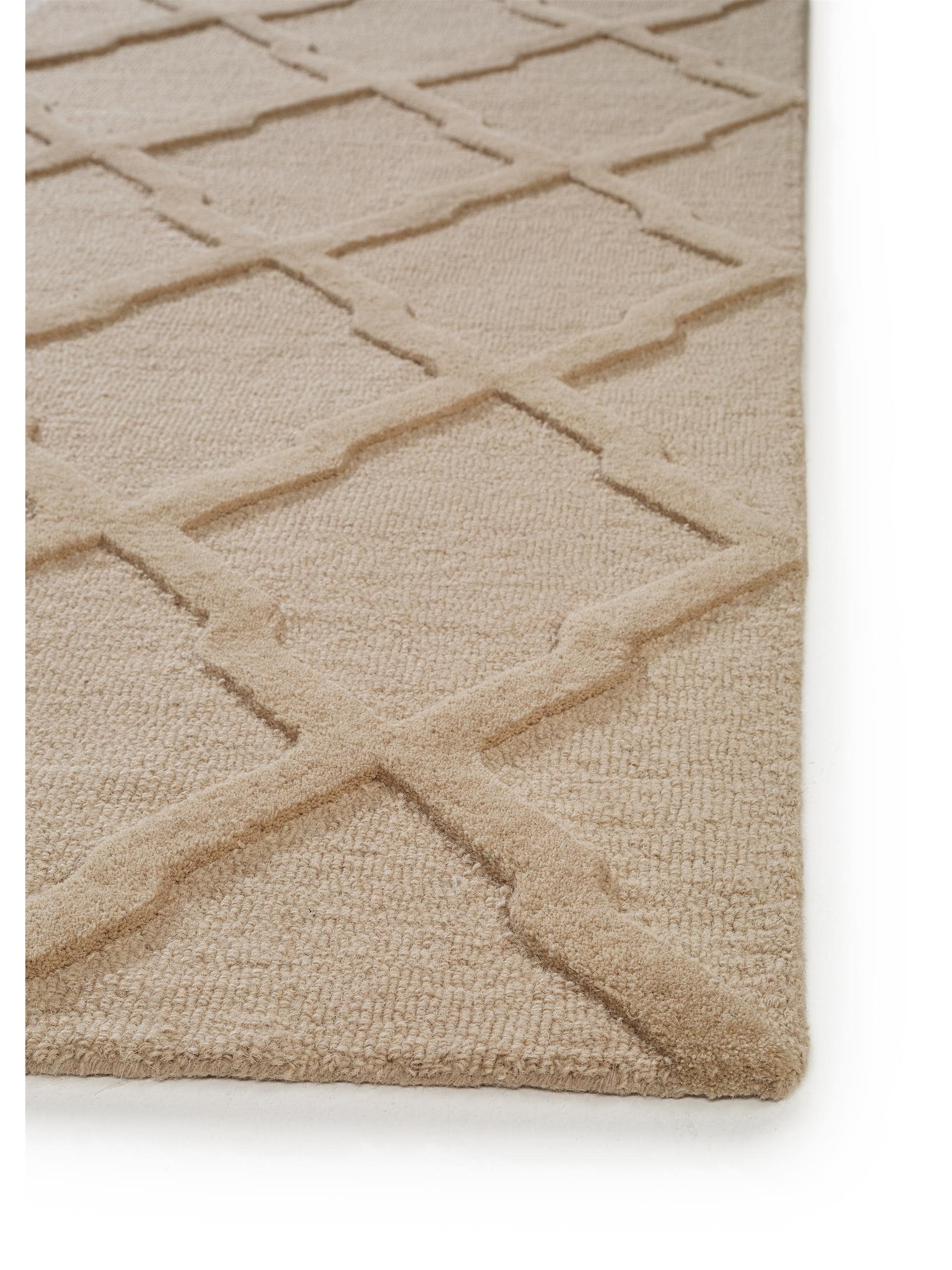 Tapis de passage en laine Windsor Cream