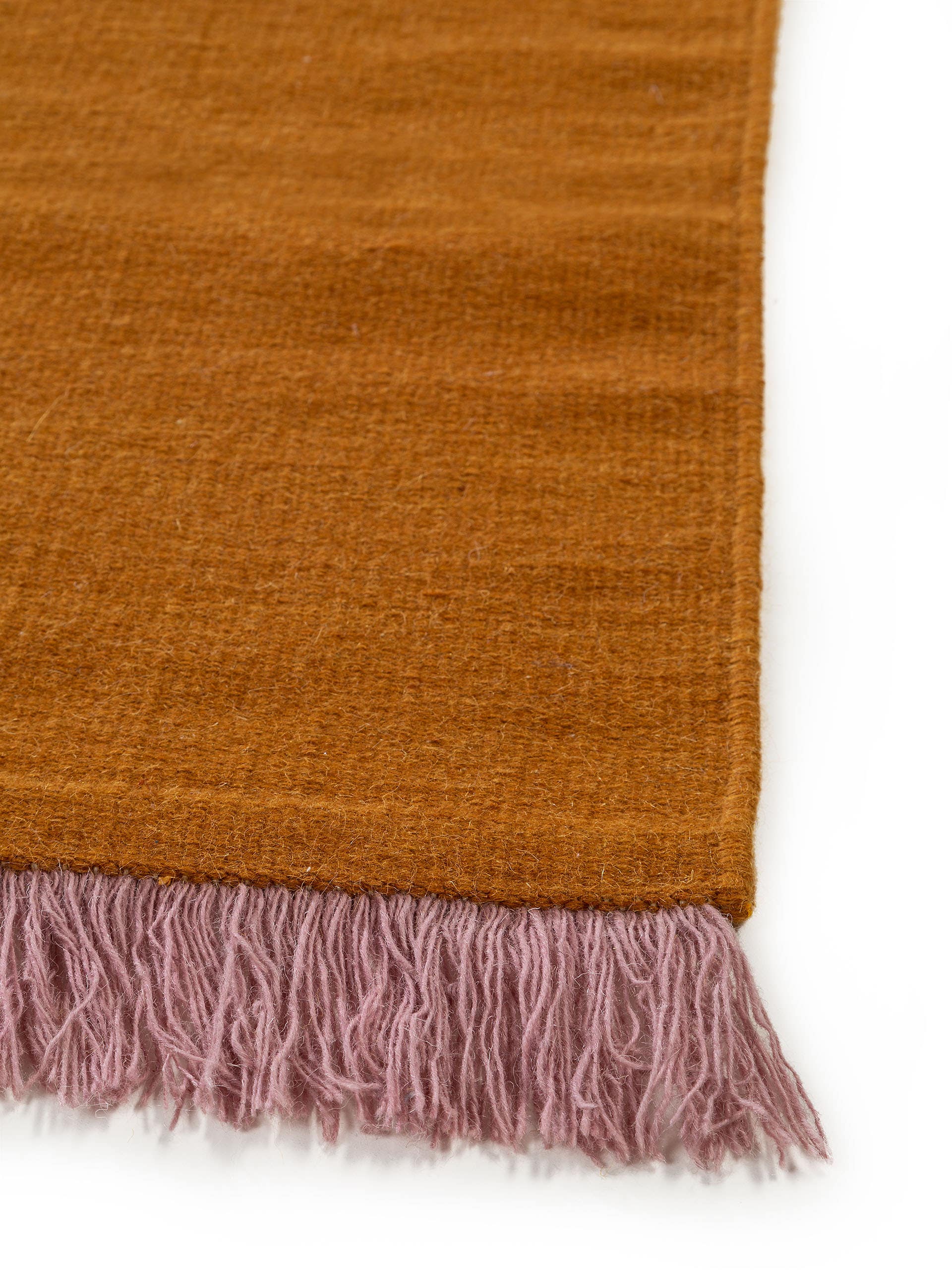 Tapis en laine Blok /Rouge foncé