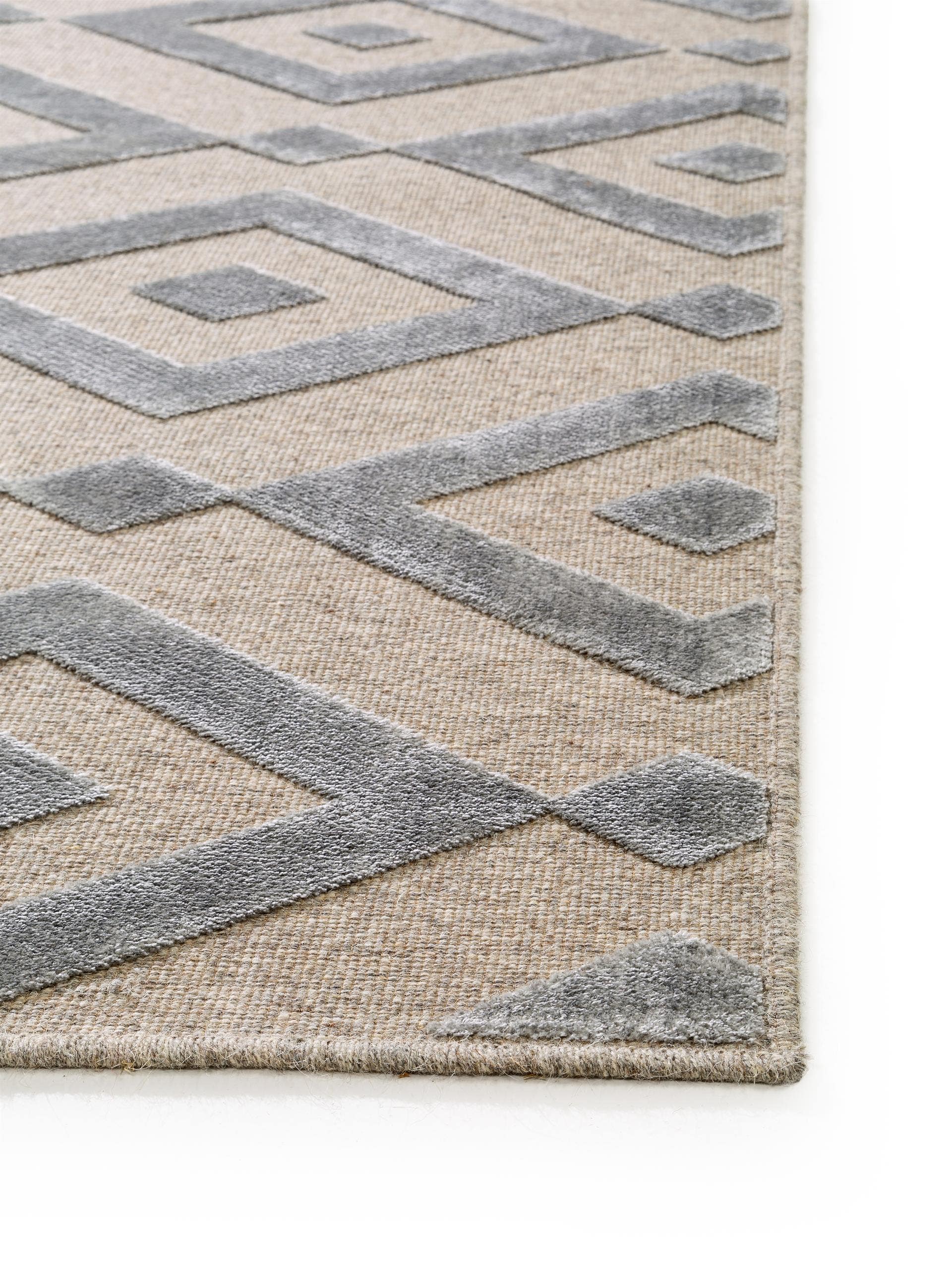 Tapis viscose Nord /Gris