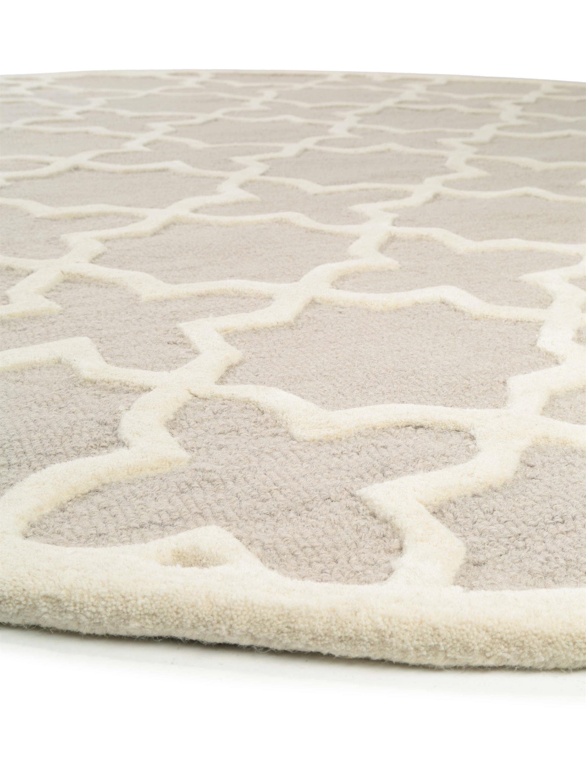 Tapis en laine rond Windsor Rose