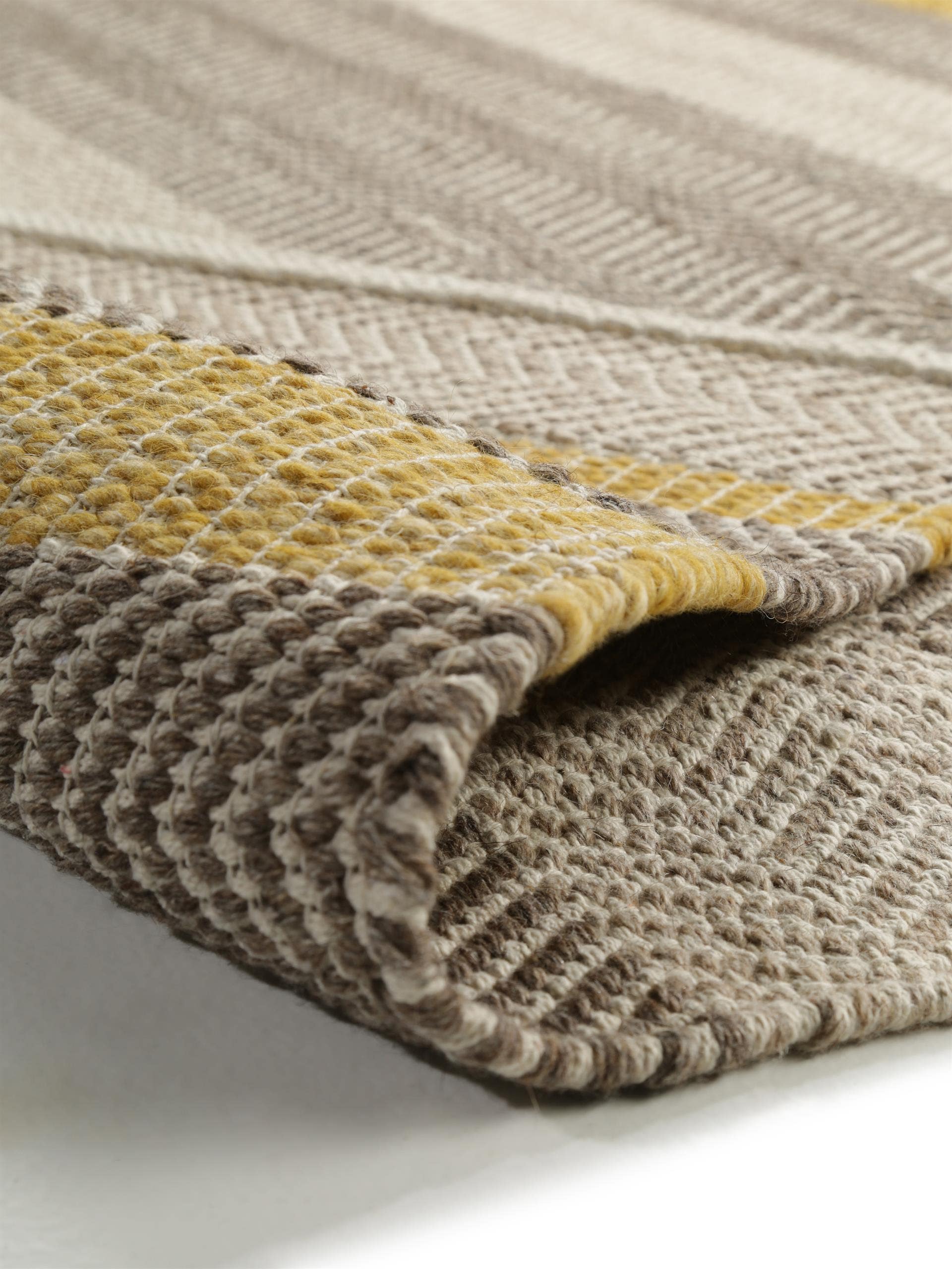 Tapis en laine Phrena anthracite