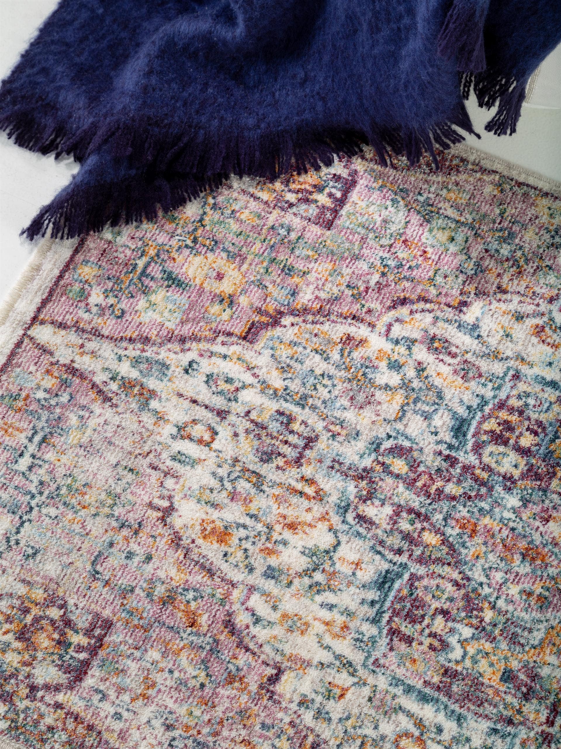 Tapis viscose Yuma /Rose