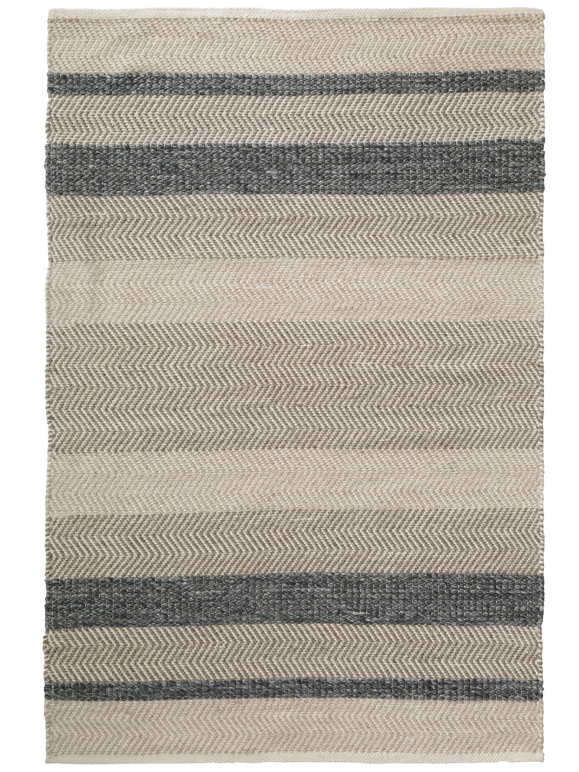 Tapis en laine Phrena anthracite