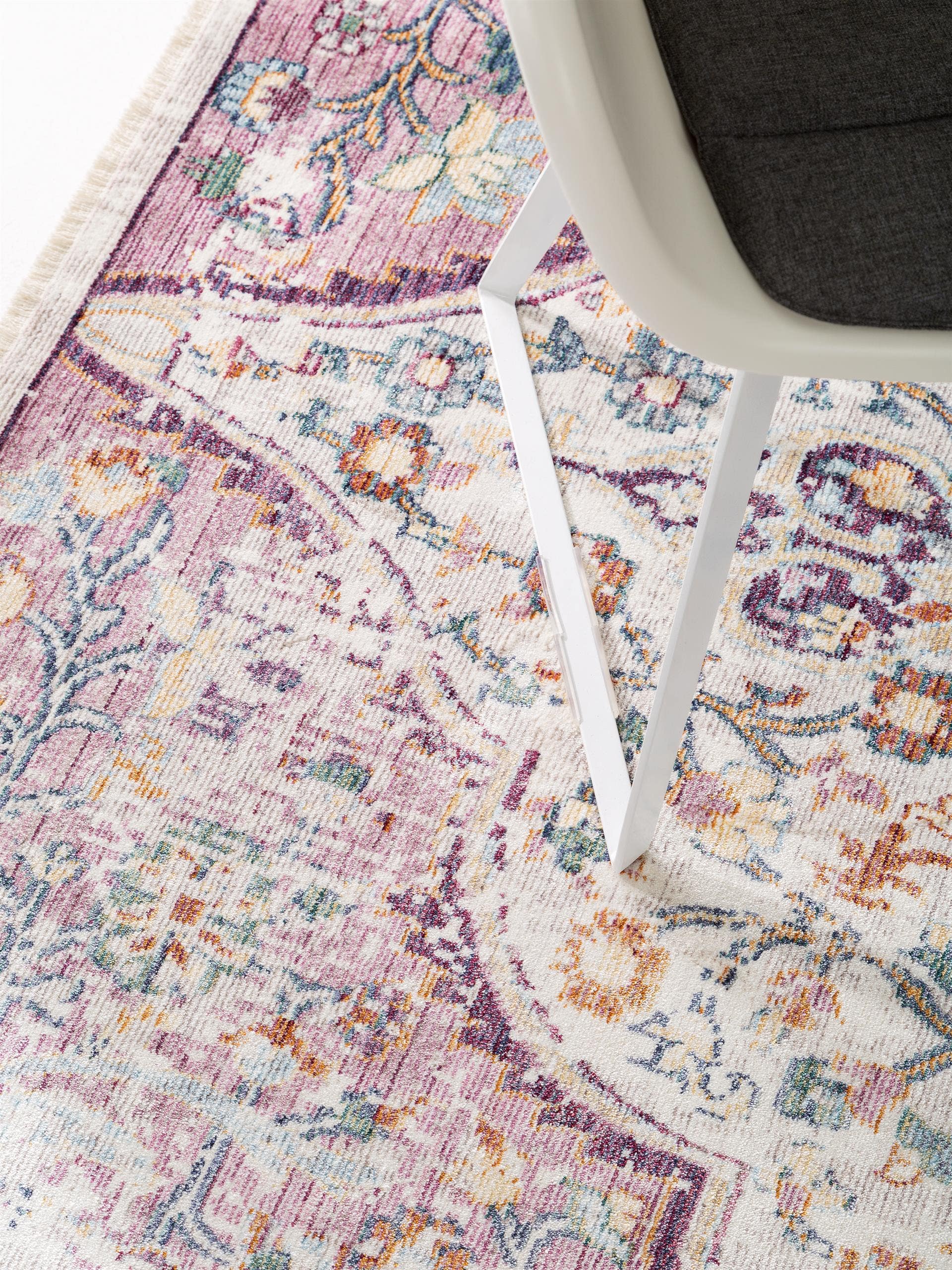 Tapis viscose Yuma /Rose