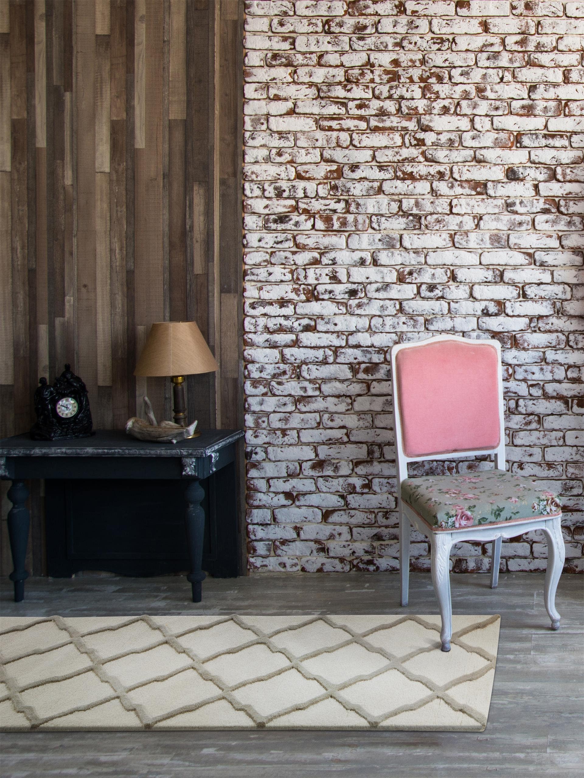 Tapis de passage en laine Windsor Cream