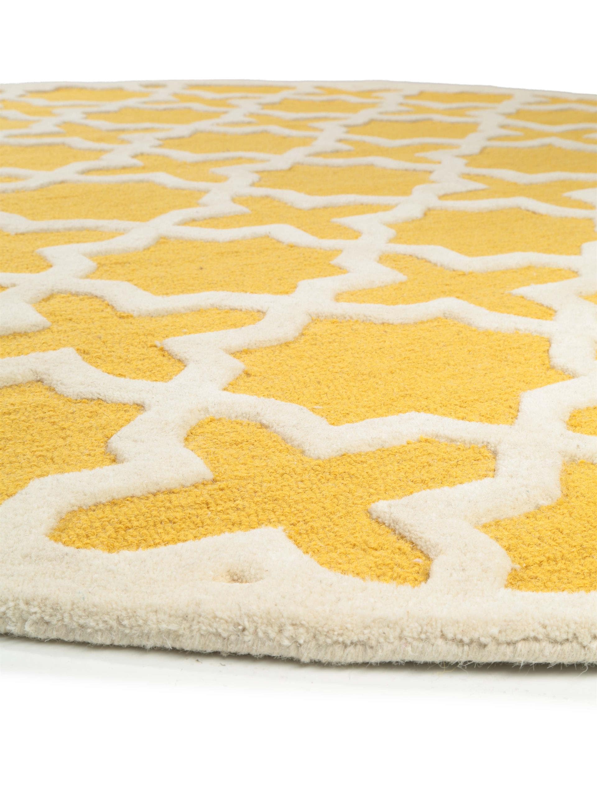 Tapis en laine rond Windsor Rose