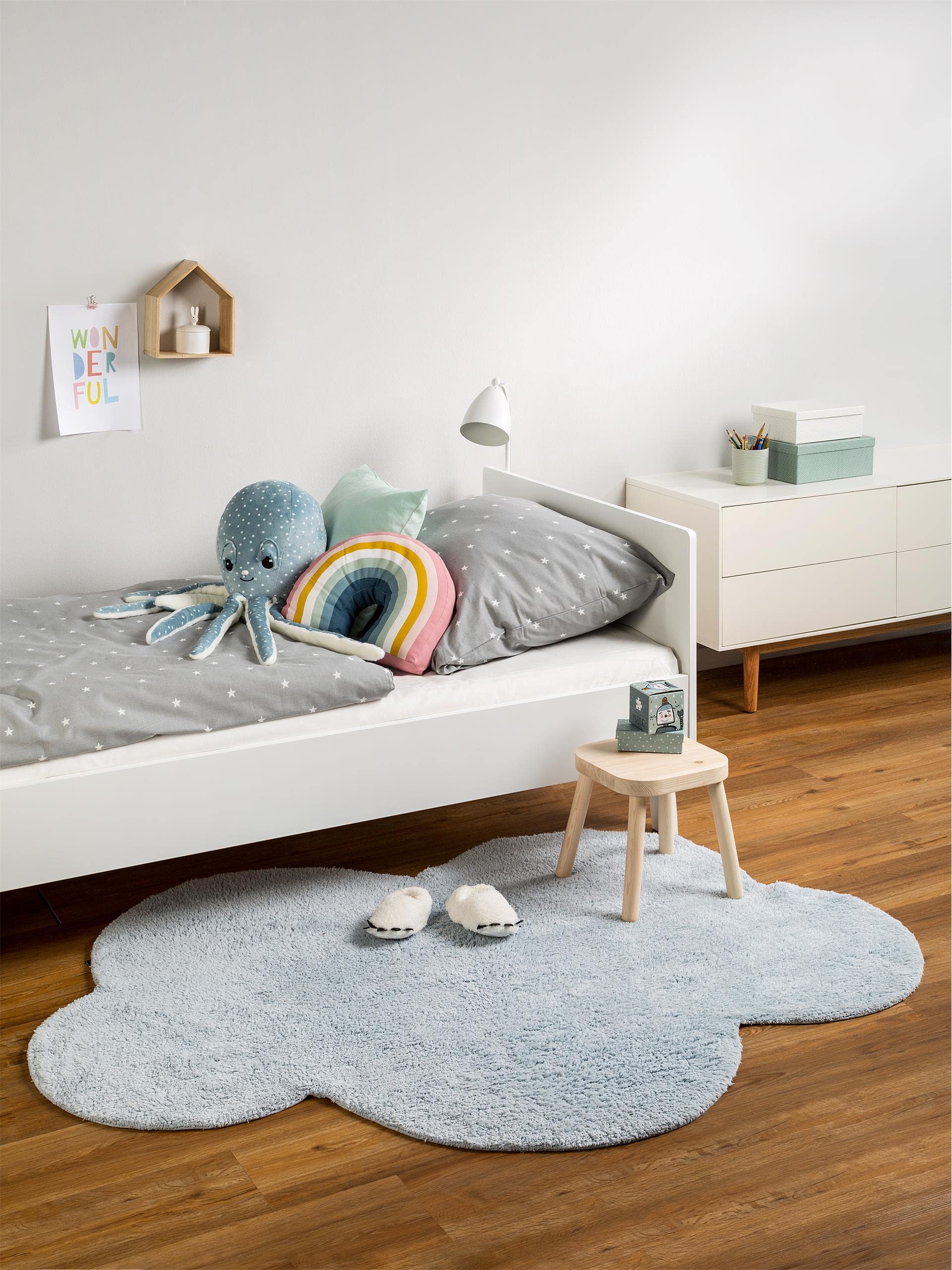 Waschbarer Kinderteppich Bambini