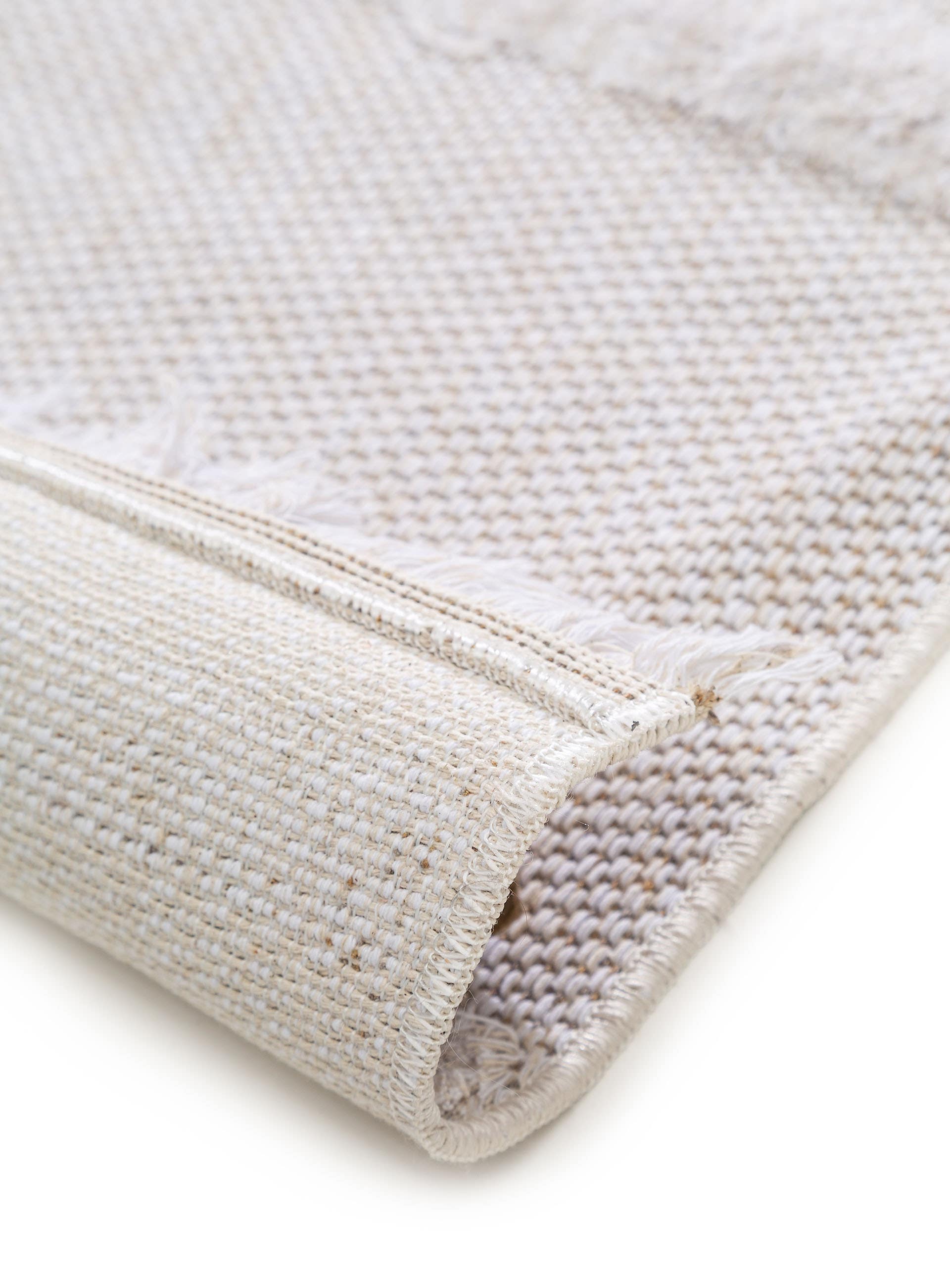 Tapis lavable en coton Oslo Crème