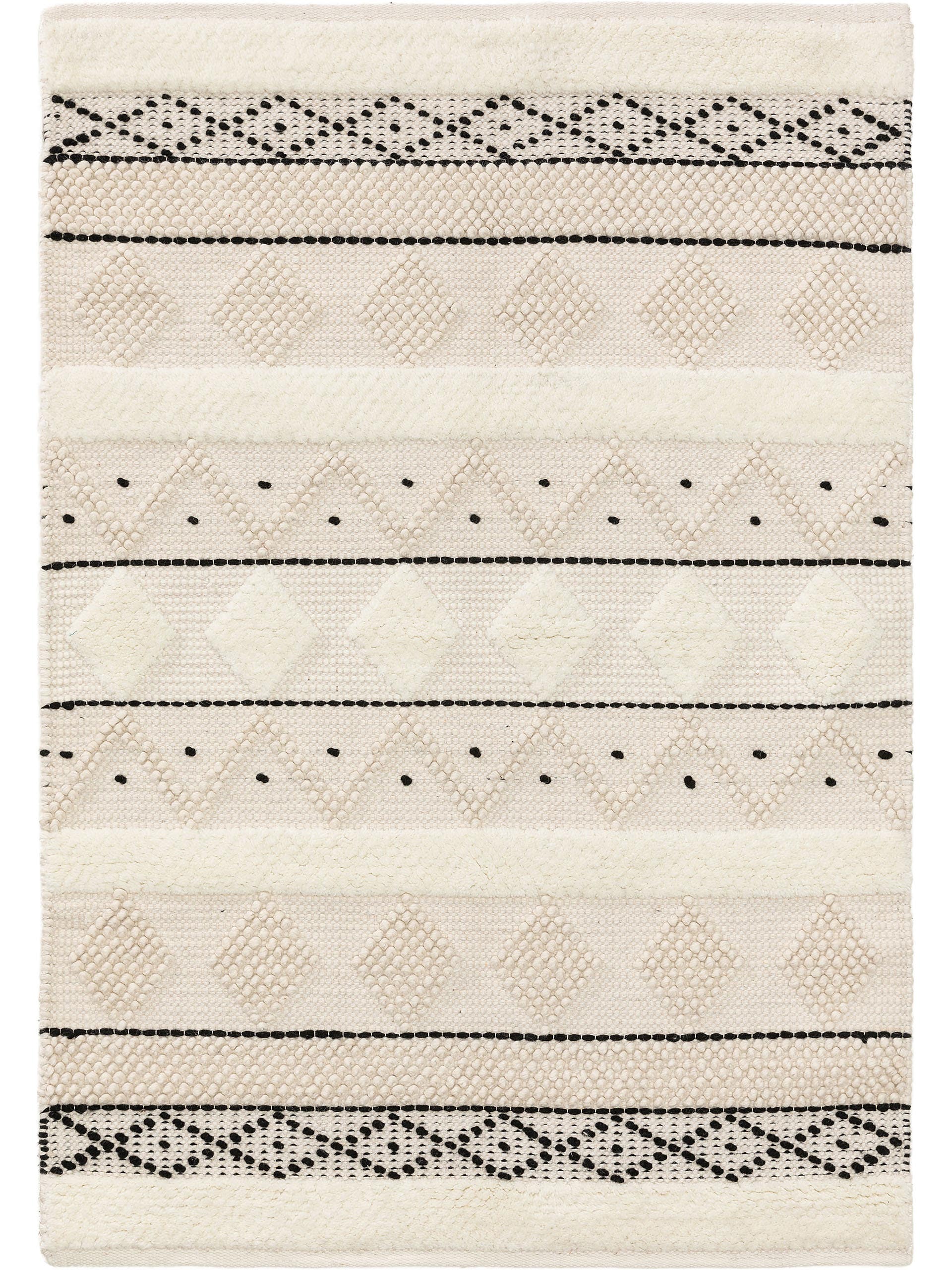 Wollteppich Amari Ivory