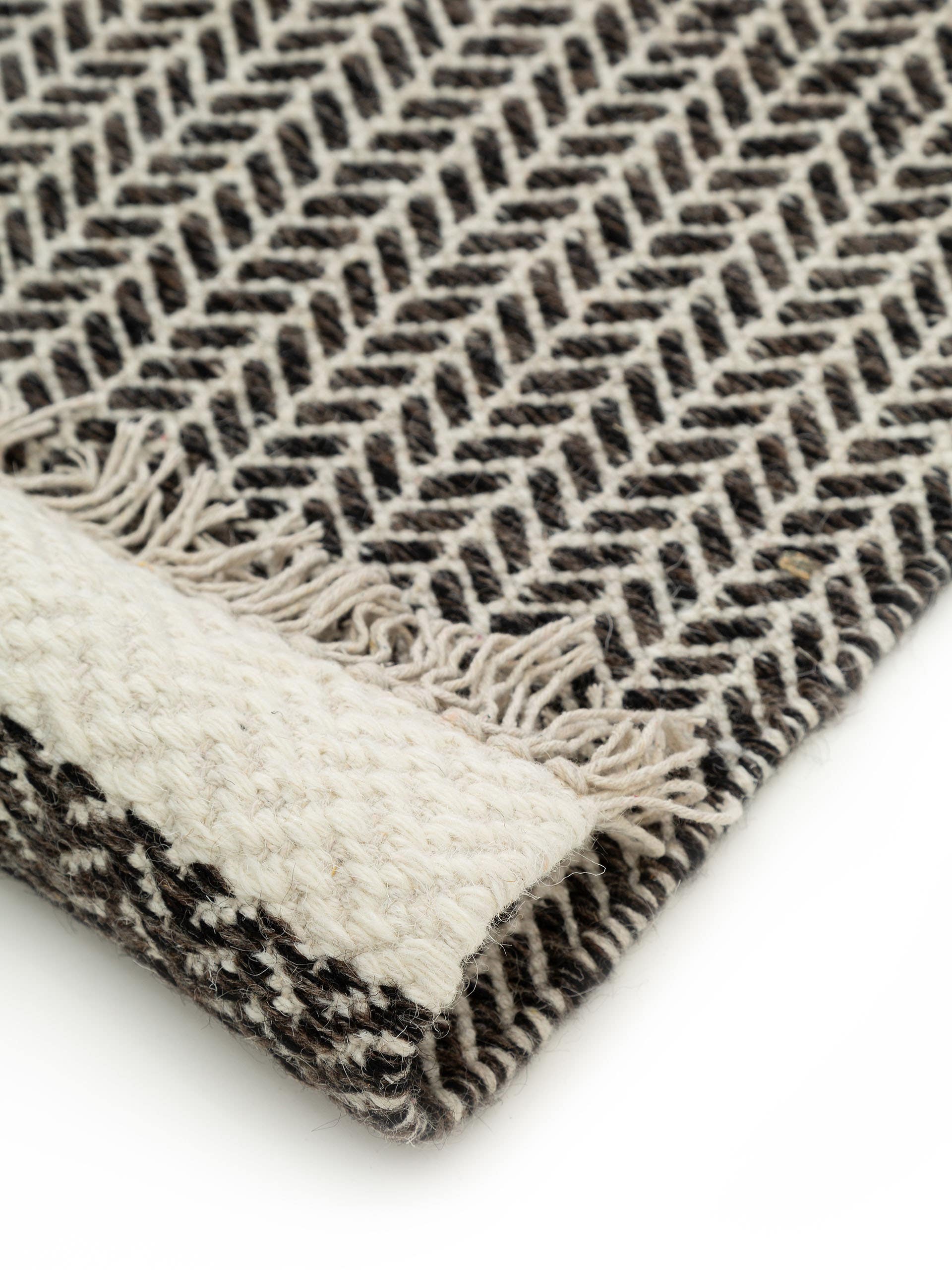 Tapis de passage en laine Kim