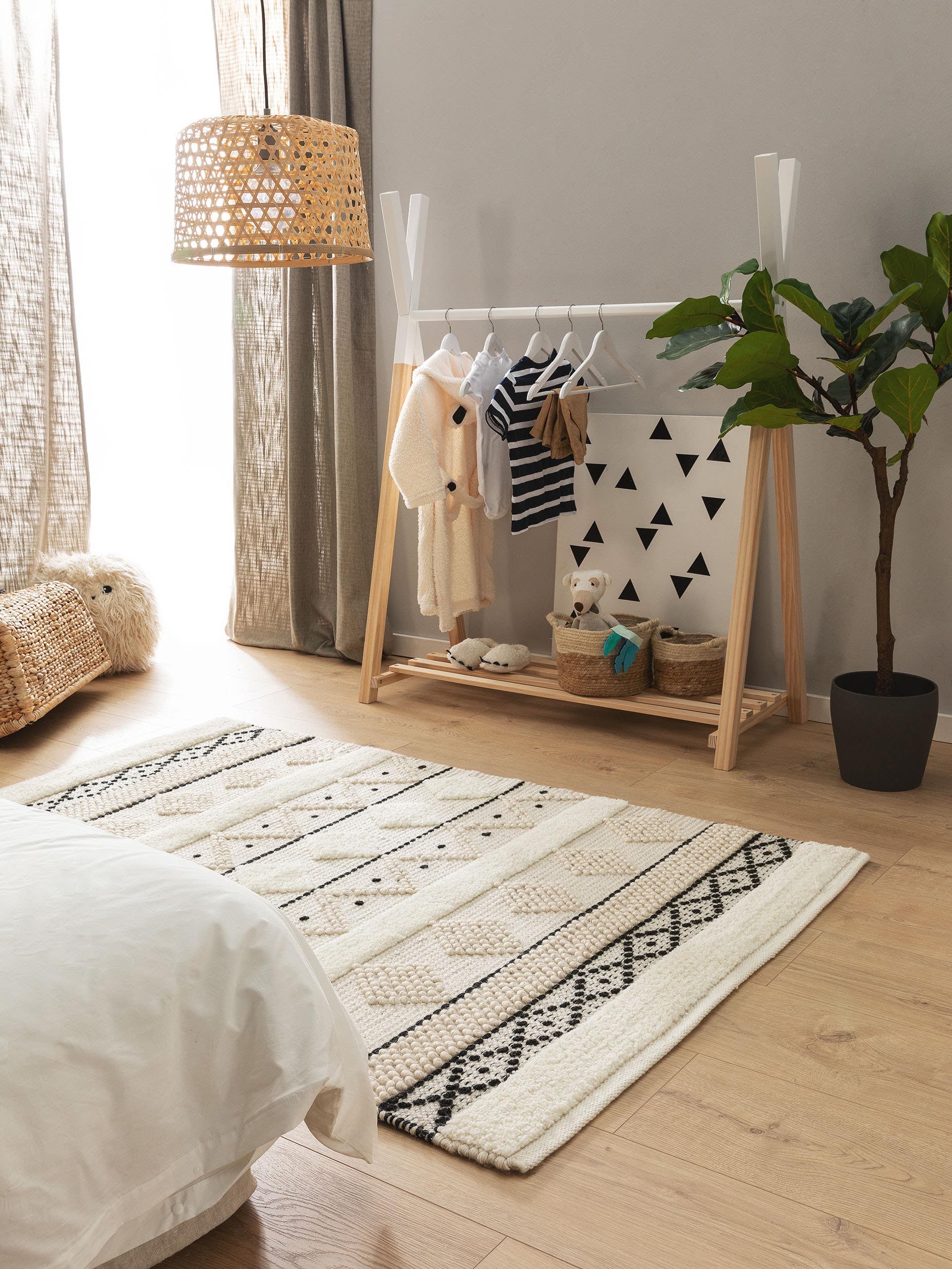 Wollteppich Amari Ivory