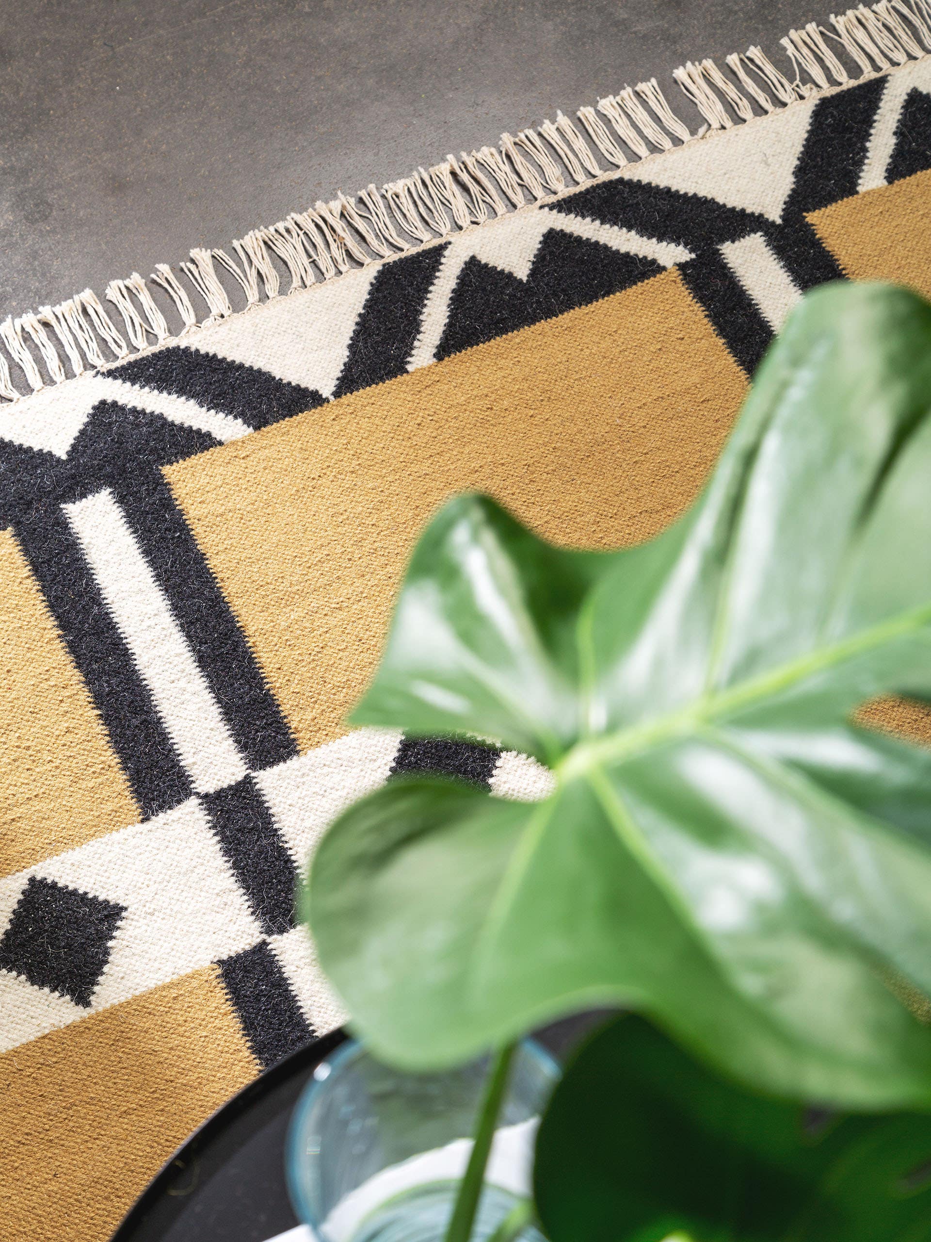 Tapis de passage en laine Billie