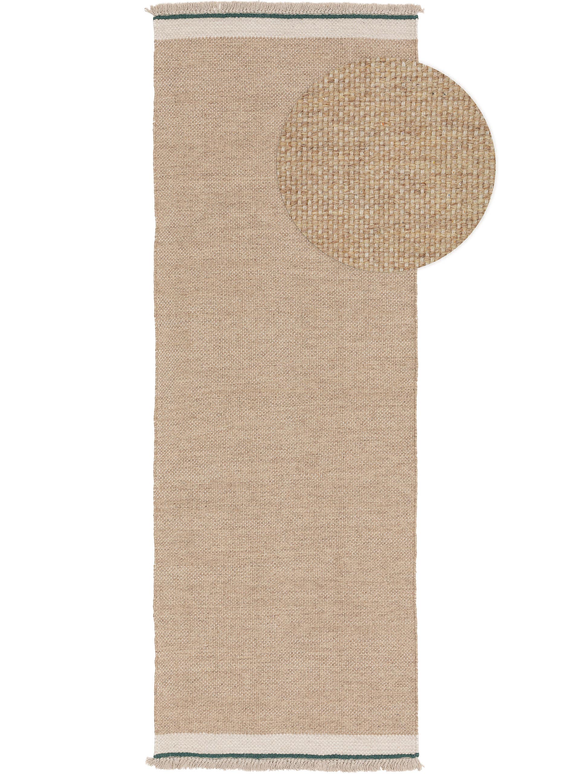 Tapis de passage en laine Karla